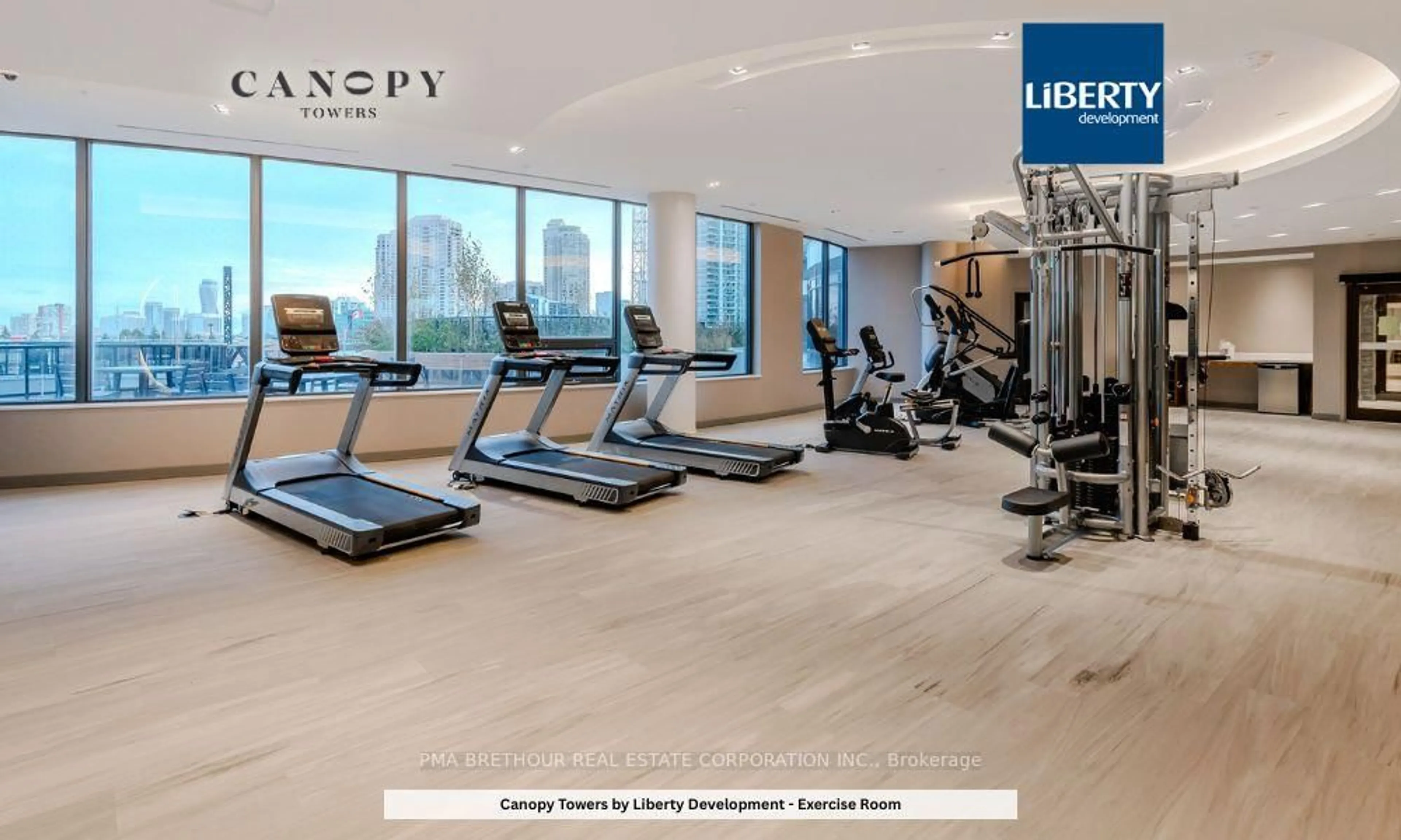 Gym or fitness room for 5105 Hurontario St #1704, Mississauga Ontario L4Z 0C9