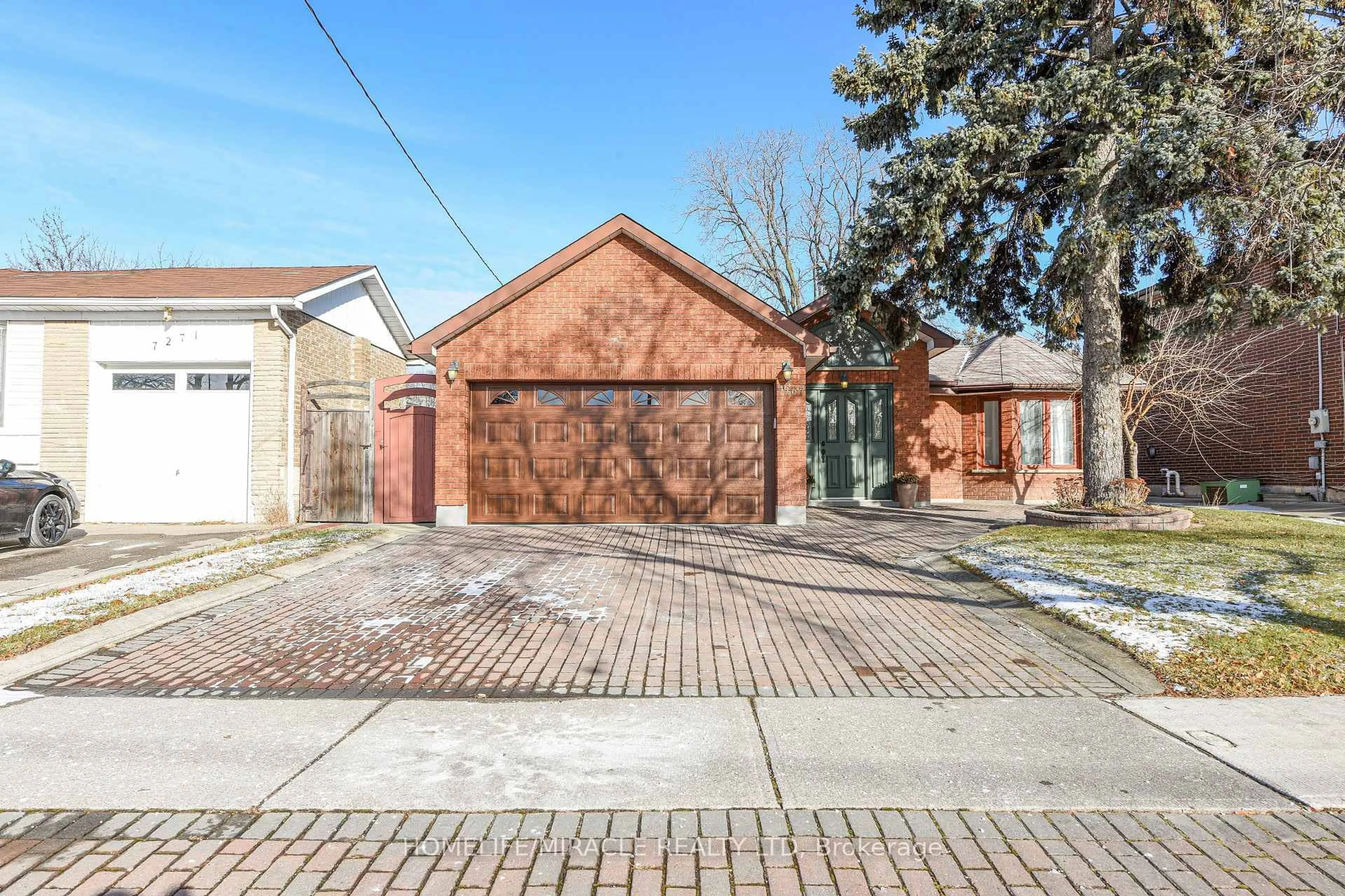 Home with brick exterior material, street for 7267 Topping Rd, Mississauga Ontario L4T 2Y6