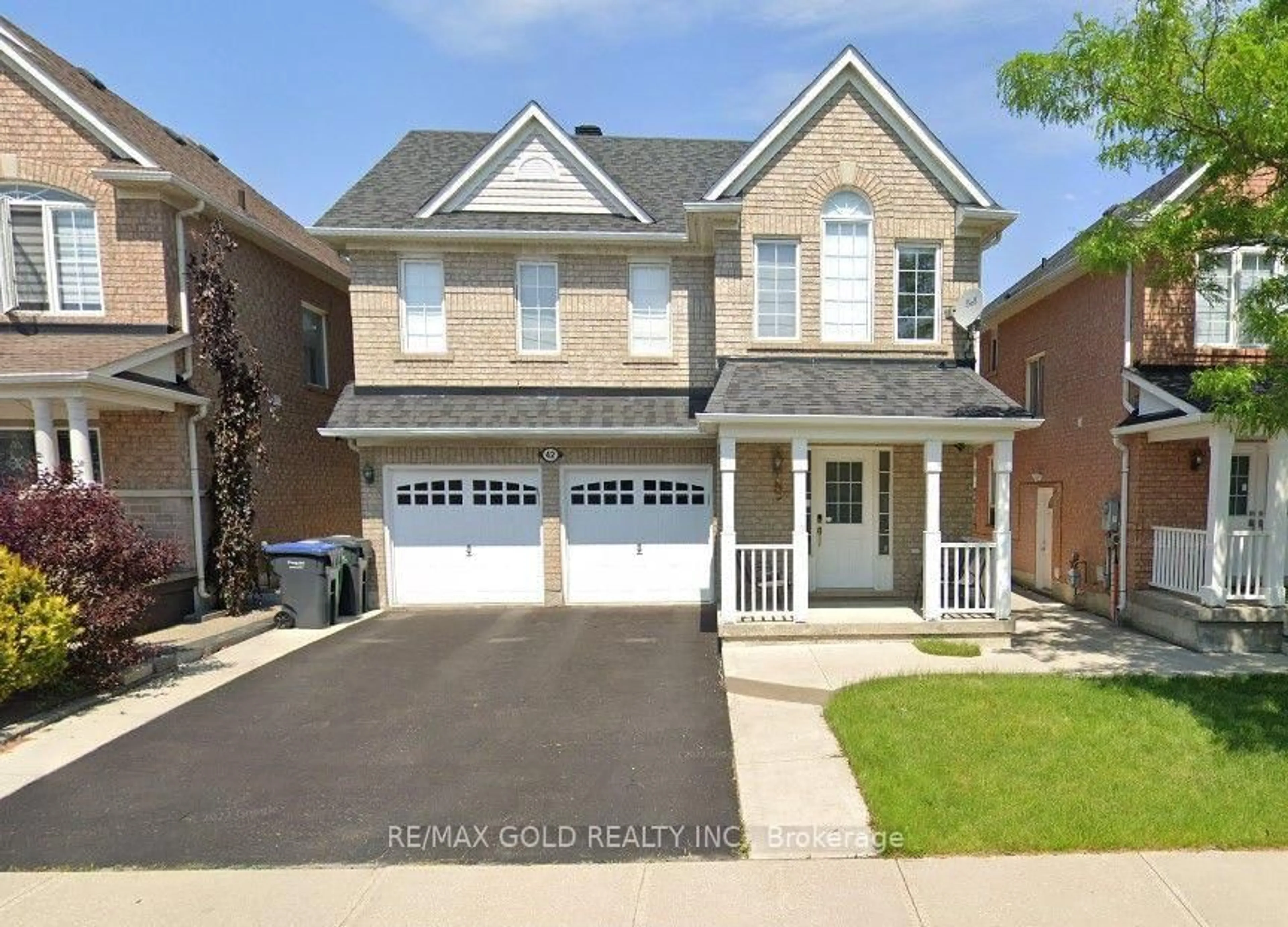 Home with brick exterior material, street for 42 Zimmer St, Brampton Ontario L6S 6L9