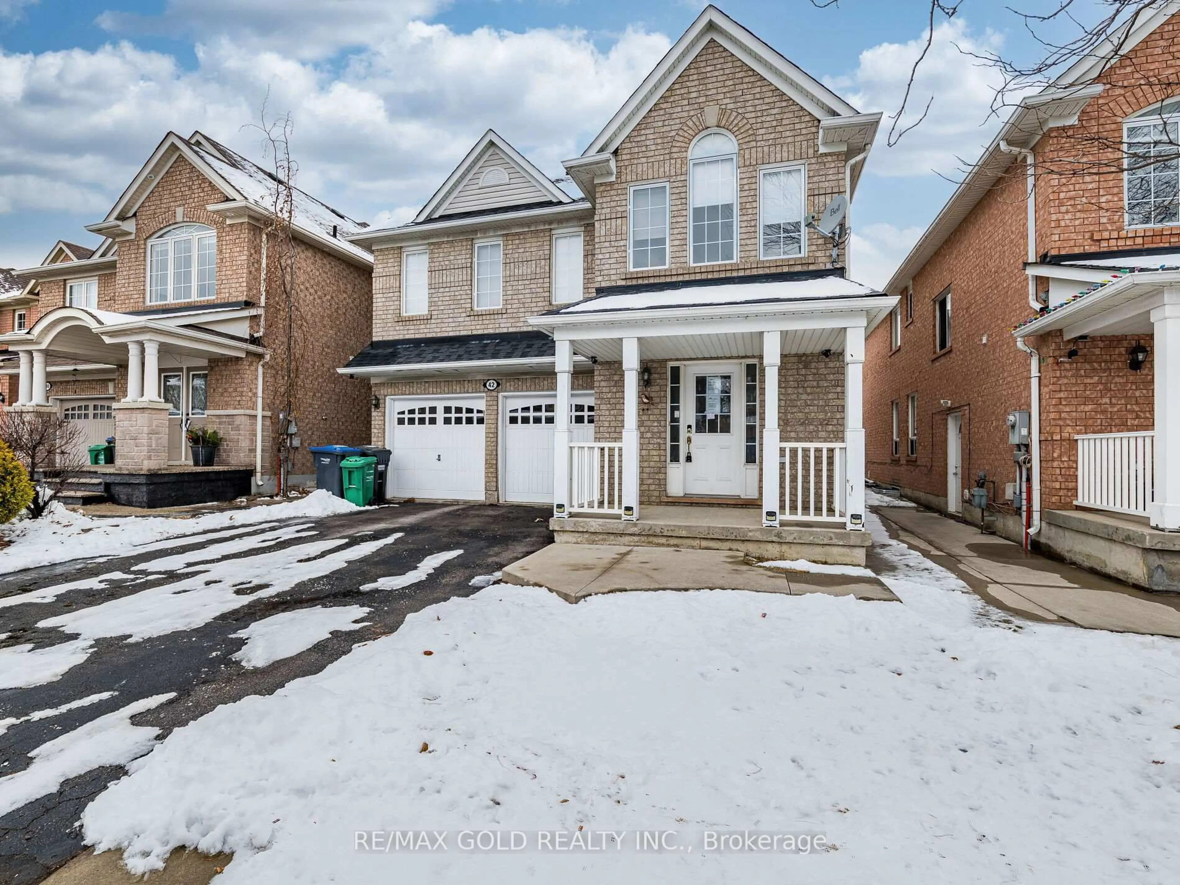 Home with brick exterior material, street for 42 Zimmer St, Brampton Ontario L6S 6L9