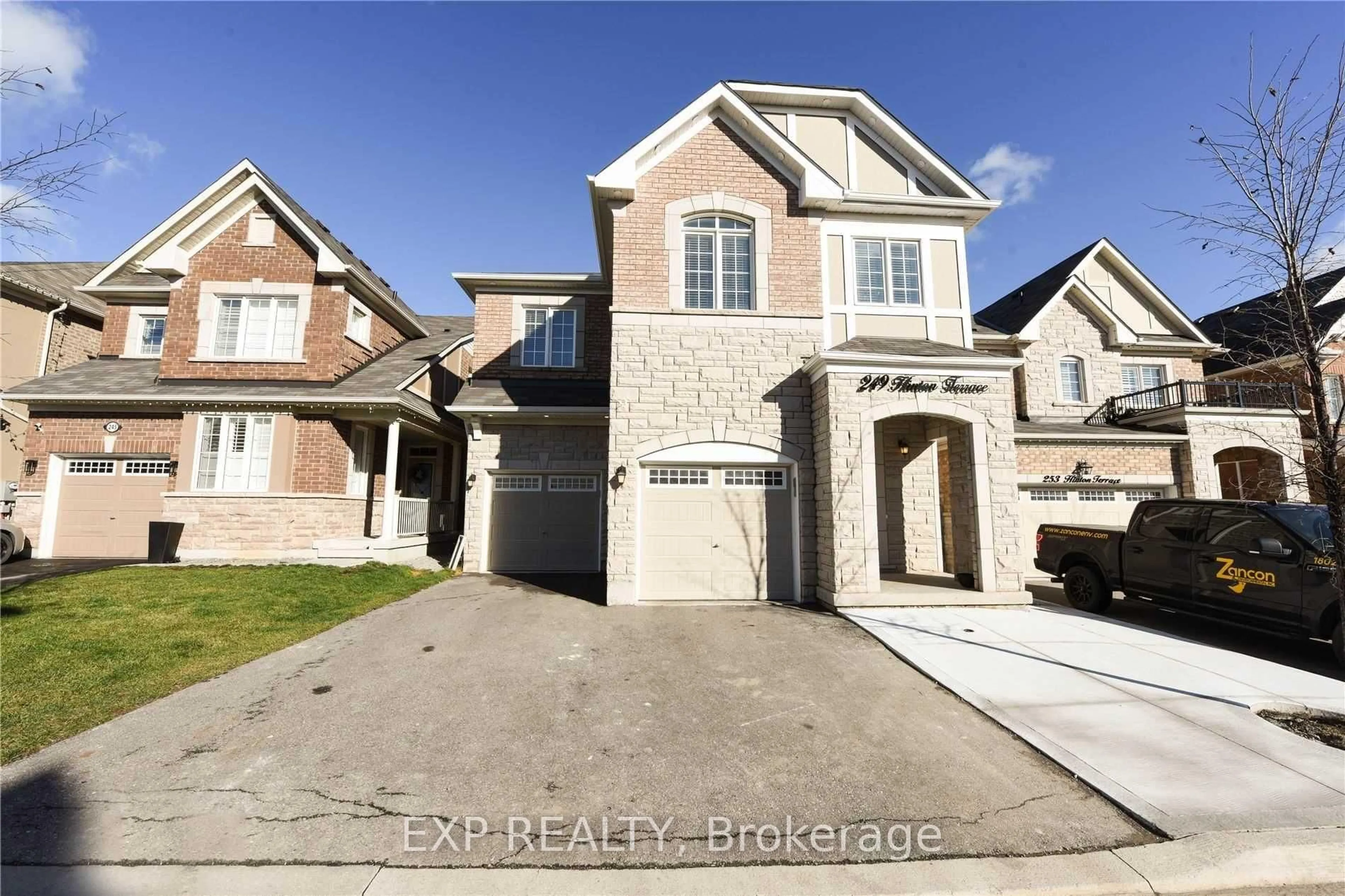 Home with brick exterior material, street for 249 Hinton Terr, Milton Ontario L9T 7K6