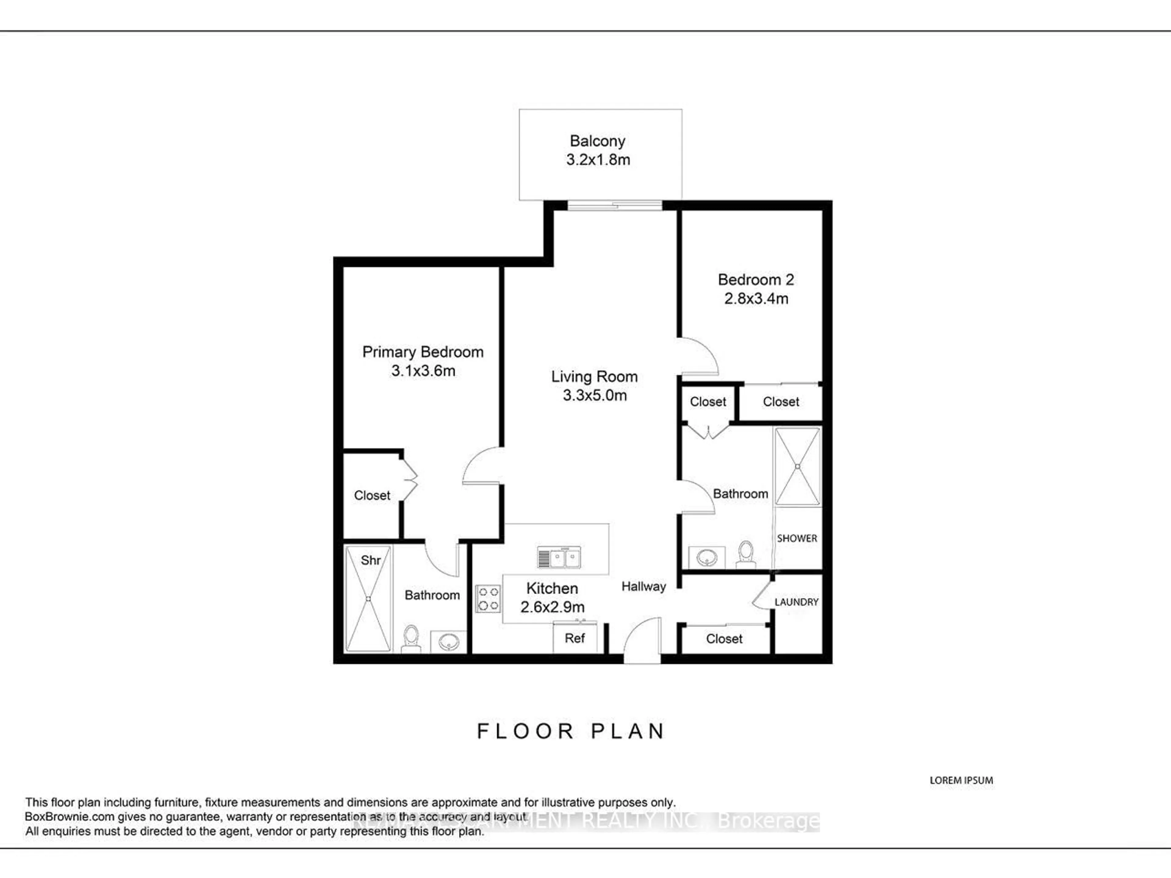 Floor plan for 1105 Leger Way #412, Milton Ontario L9E 1K7