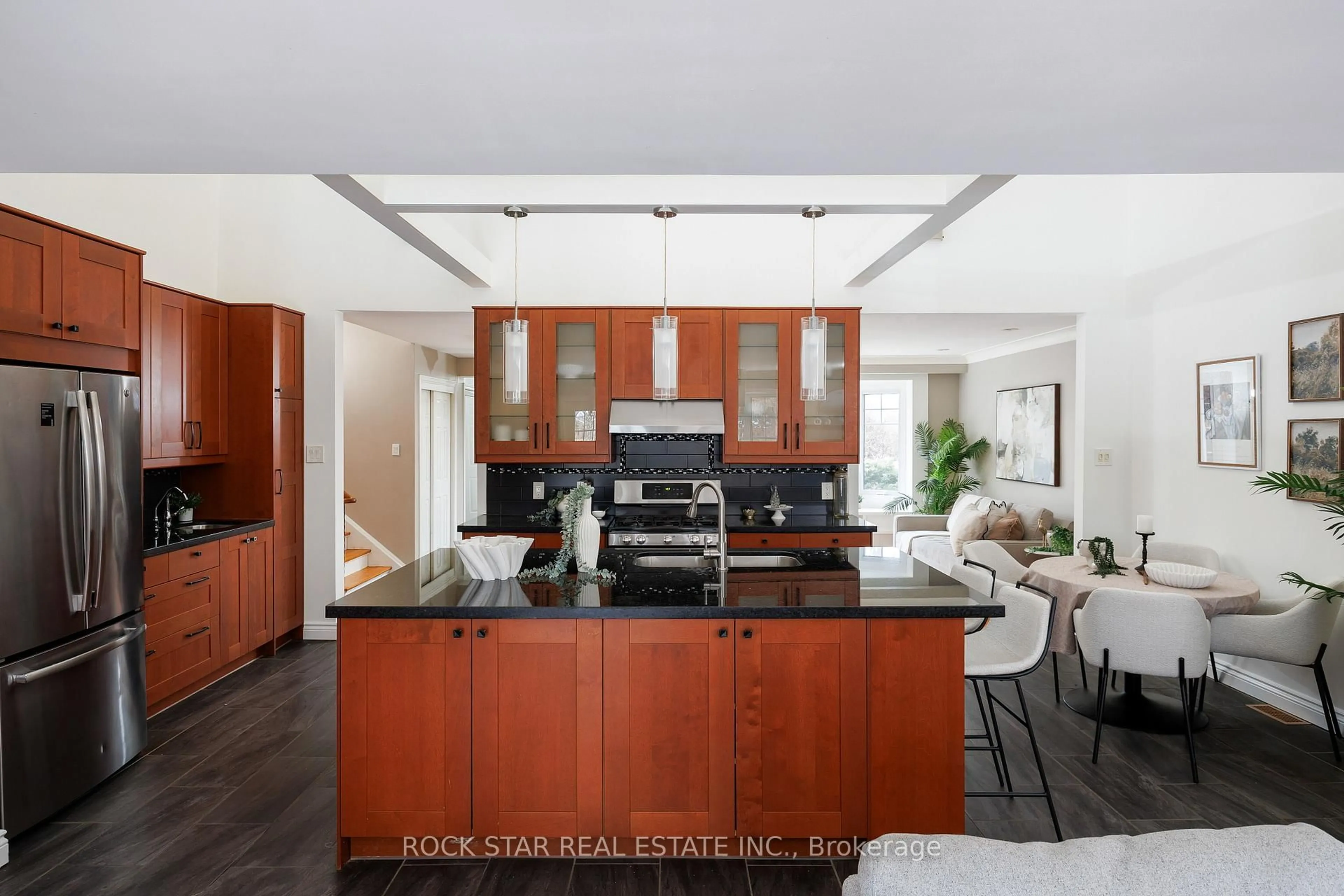 Contemporary kitchen, ceramic/tile floor for 2144 Shelley Rd, Oakville Ontario L6L 2K2