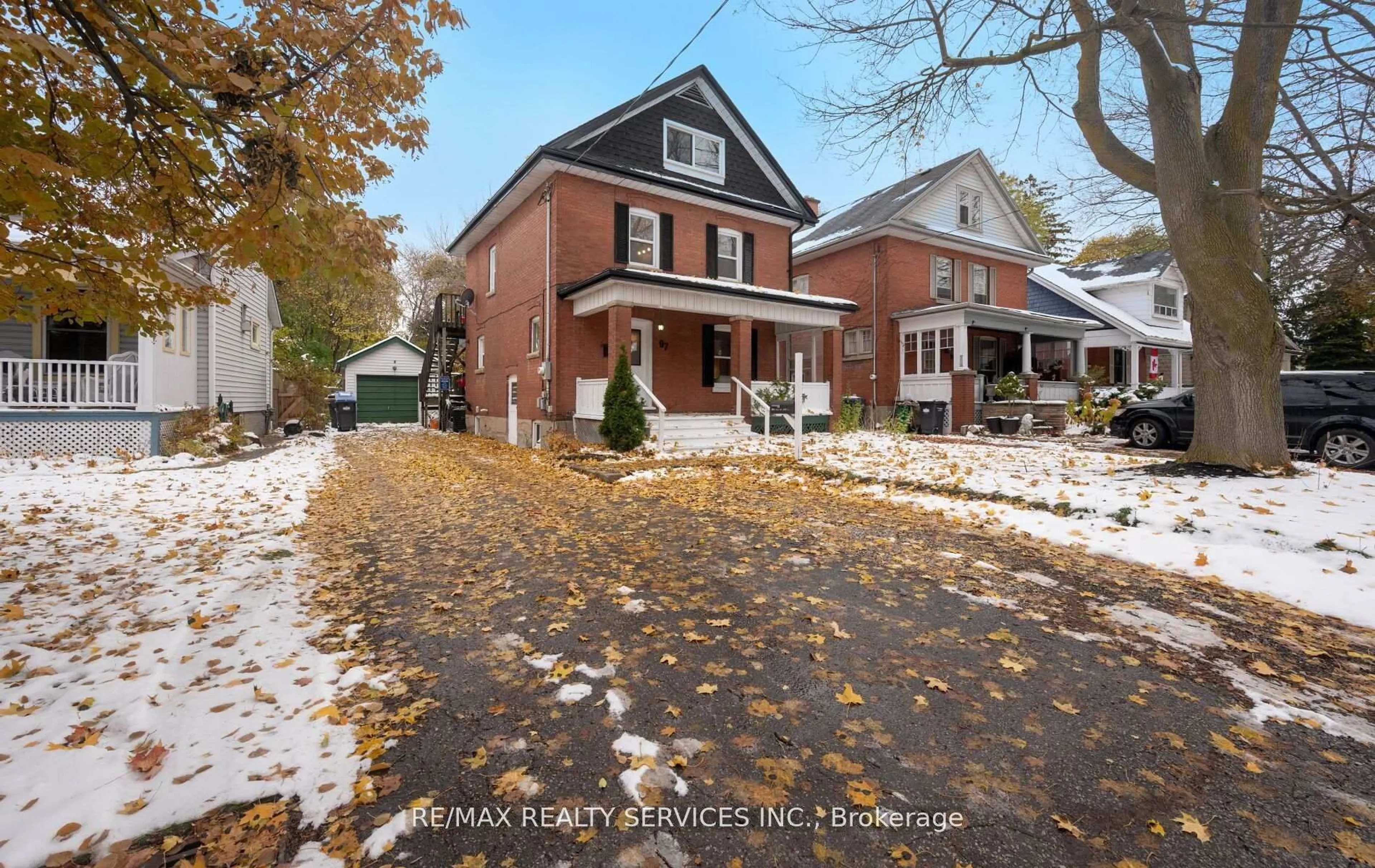 Home with brick exterior material, street for 97 Mill St, Brampton Ontario L6X 1T7