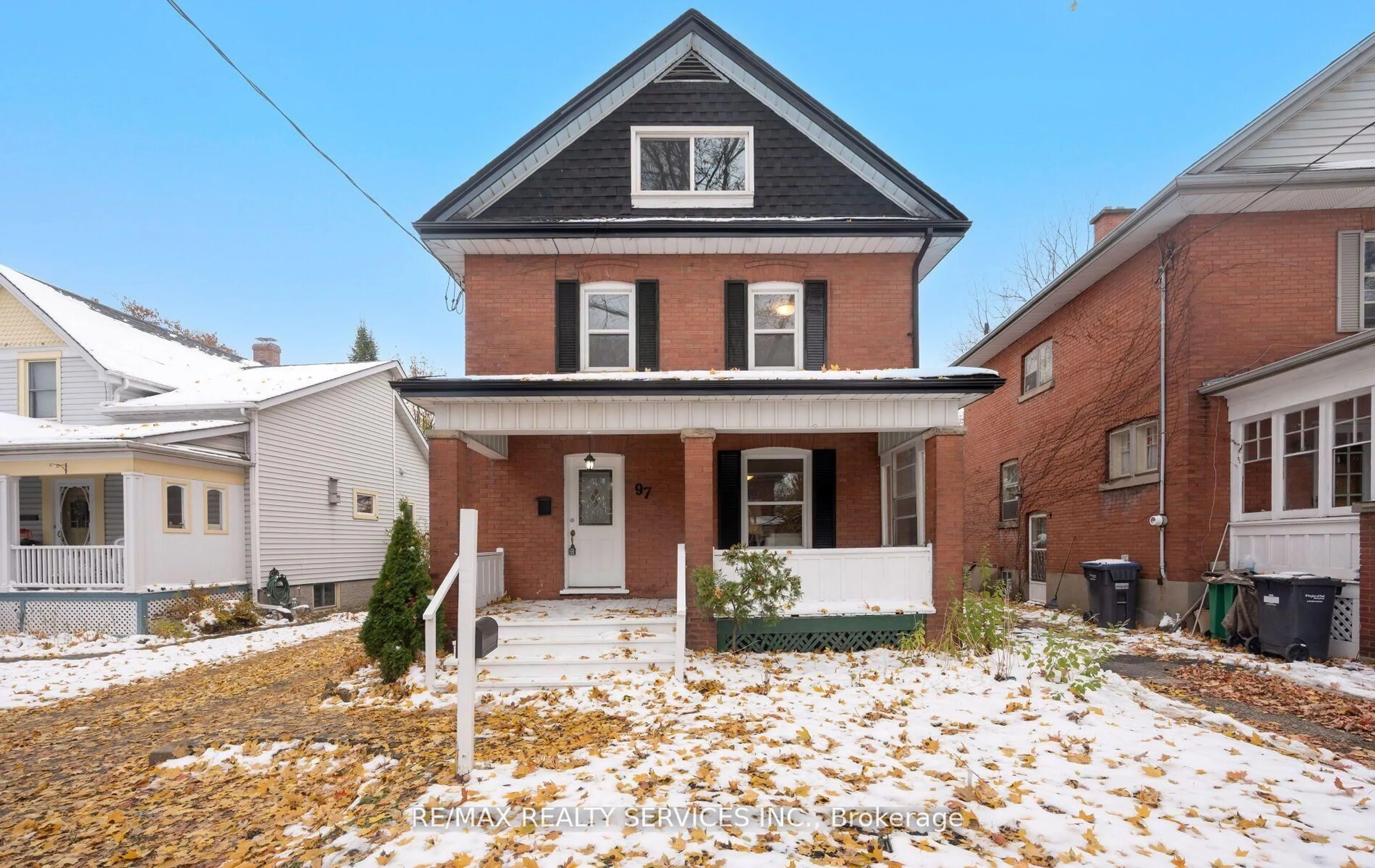 Home with brick exterior material, street for 97 Mill St, Brampton Ontario L6X 1T7