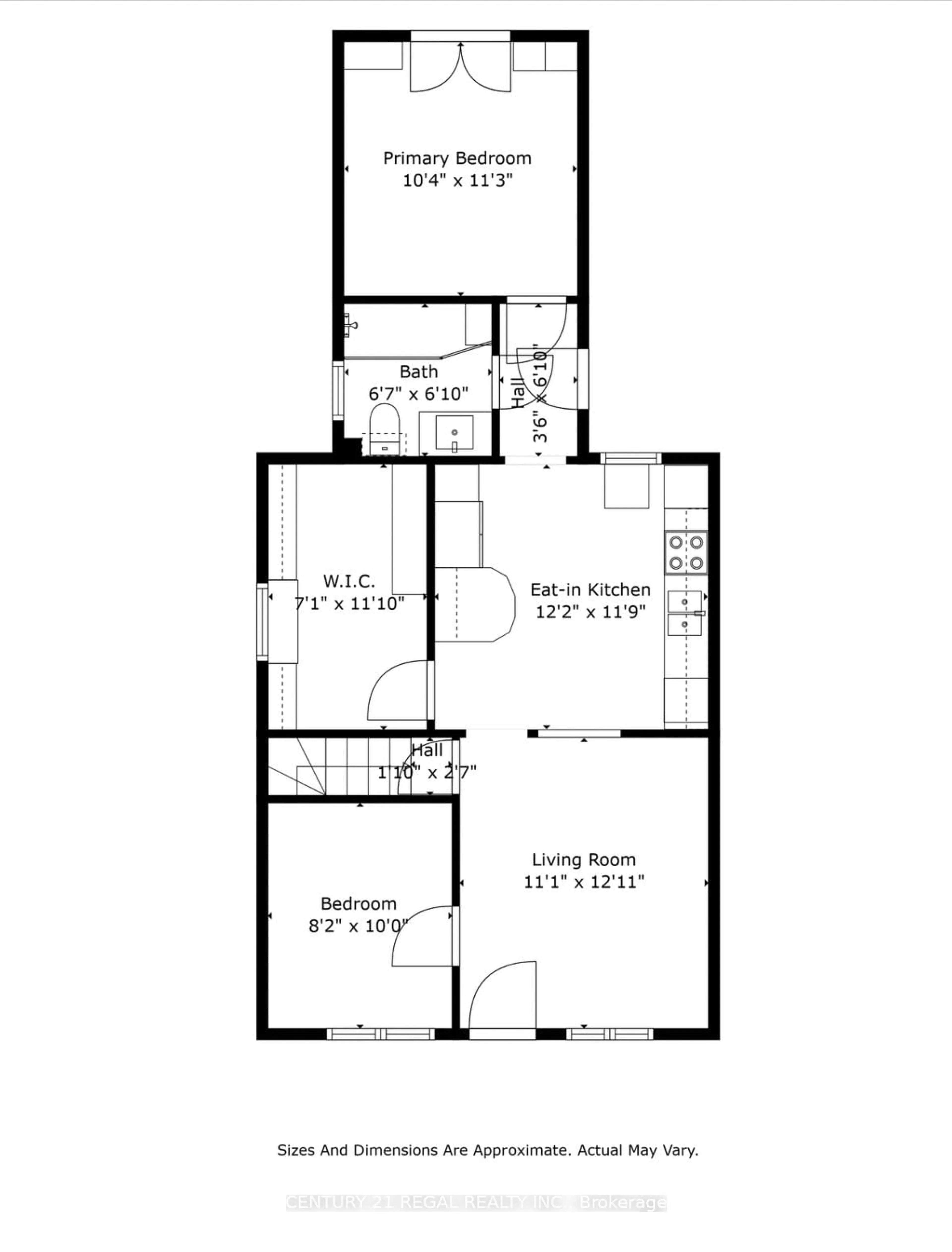 Floor plan for 102 Newcastle St, Toronto Ontario M8Z 1C8