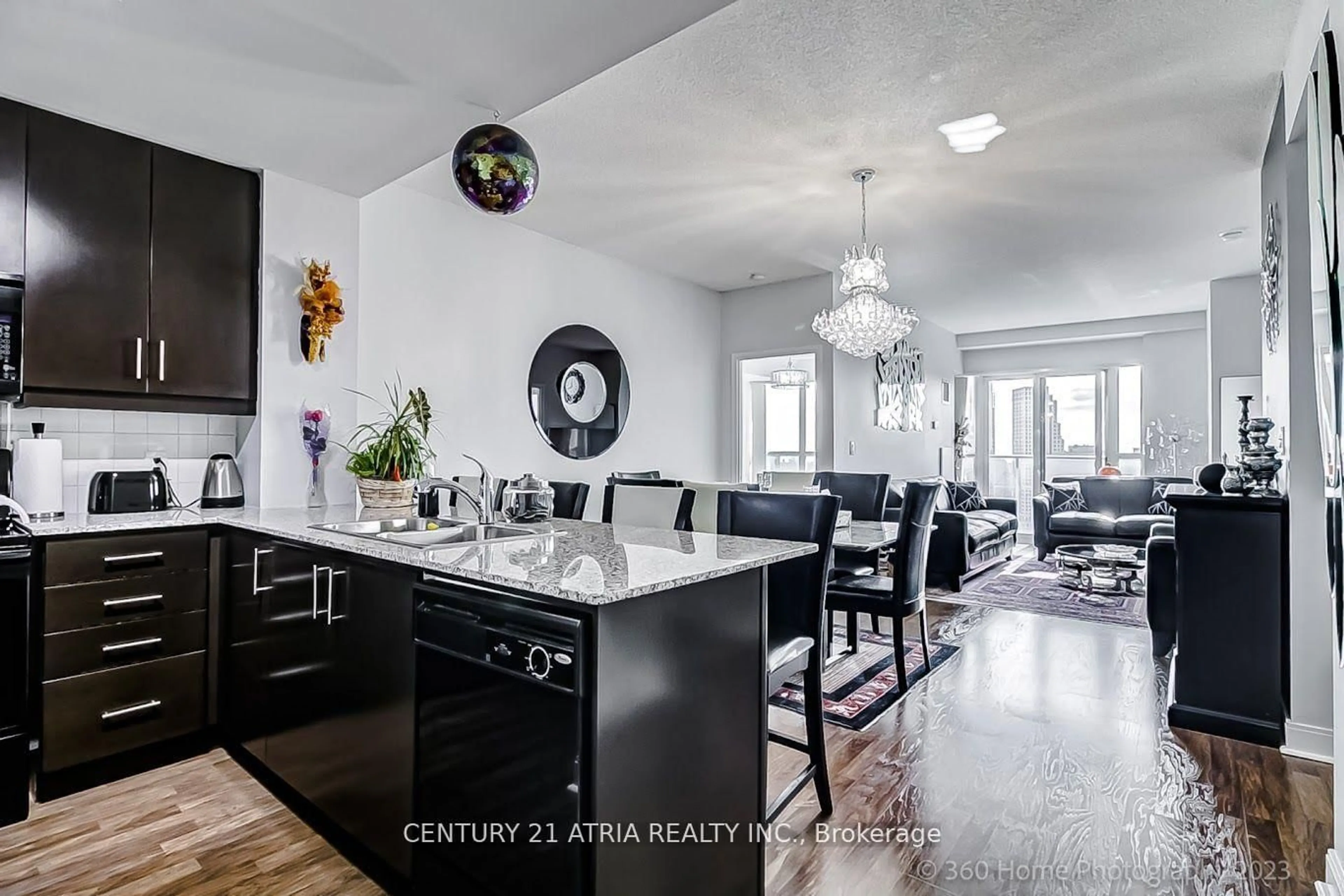 Open concept kitchen, unknown for 60 Absolute Ave #2203, Mississauga Ontario L4Z 0A9