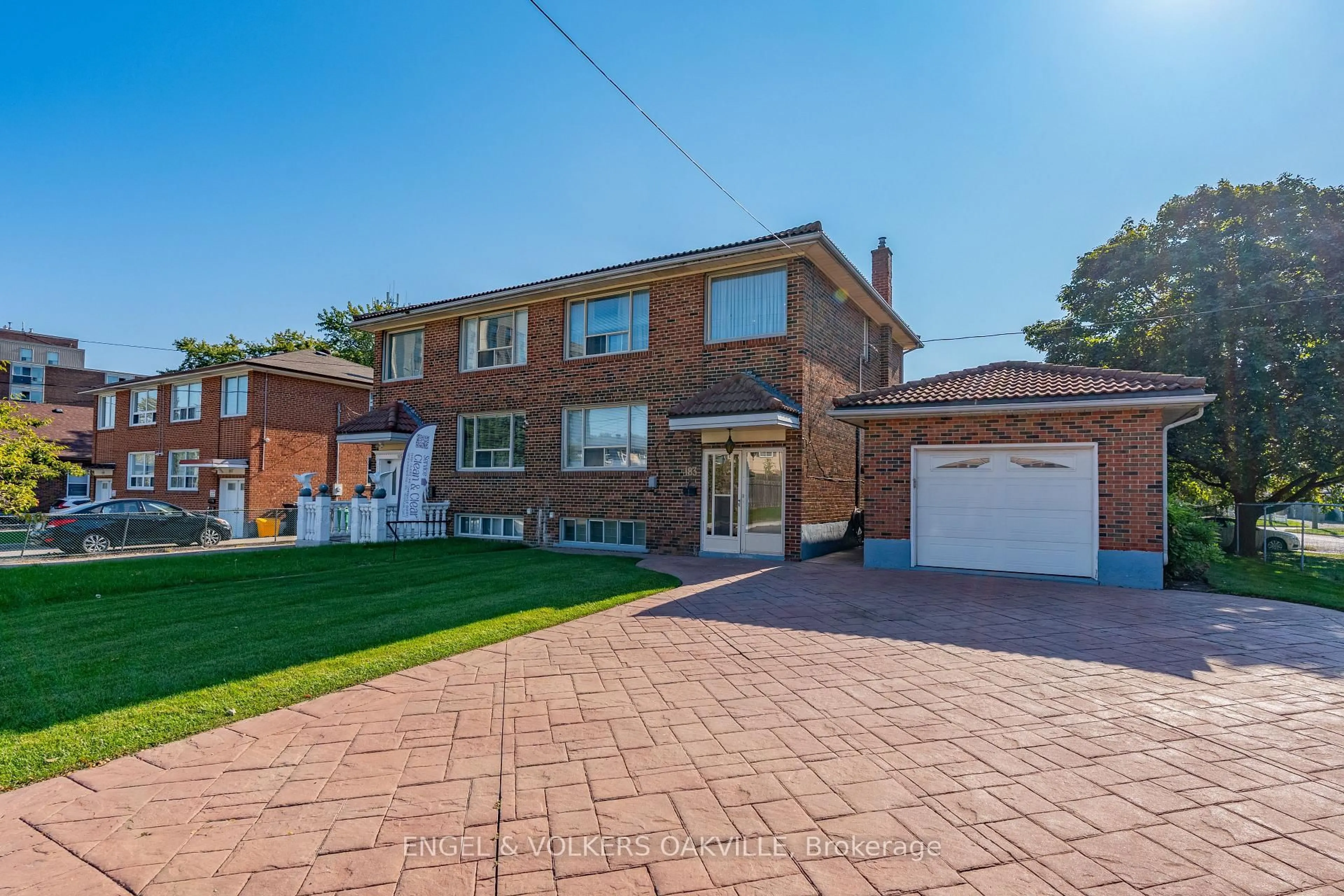 A pic from outside/outdoor area/front of a property/back of a property/a pic from drone, street for 183 Vodden St, Brampton Ontario L6V 1M9
