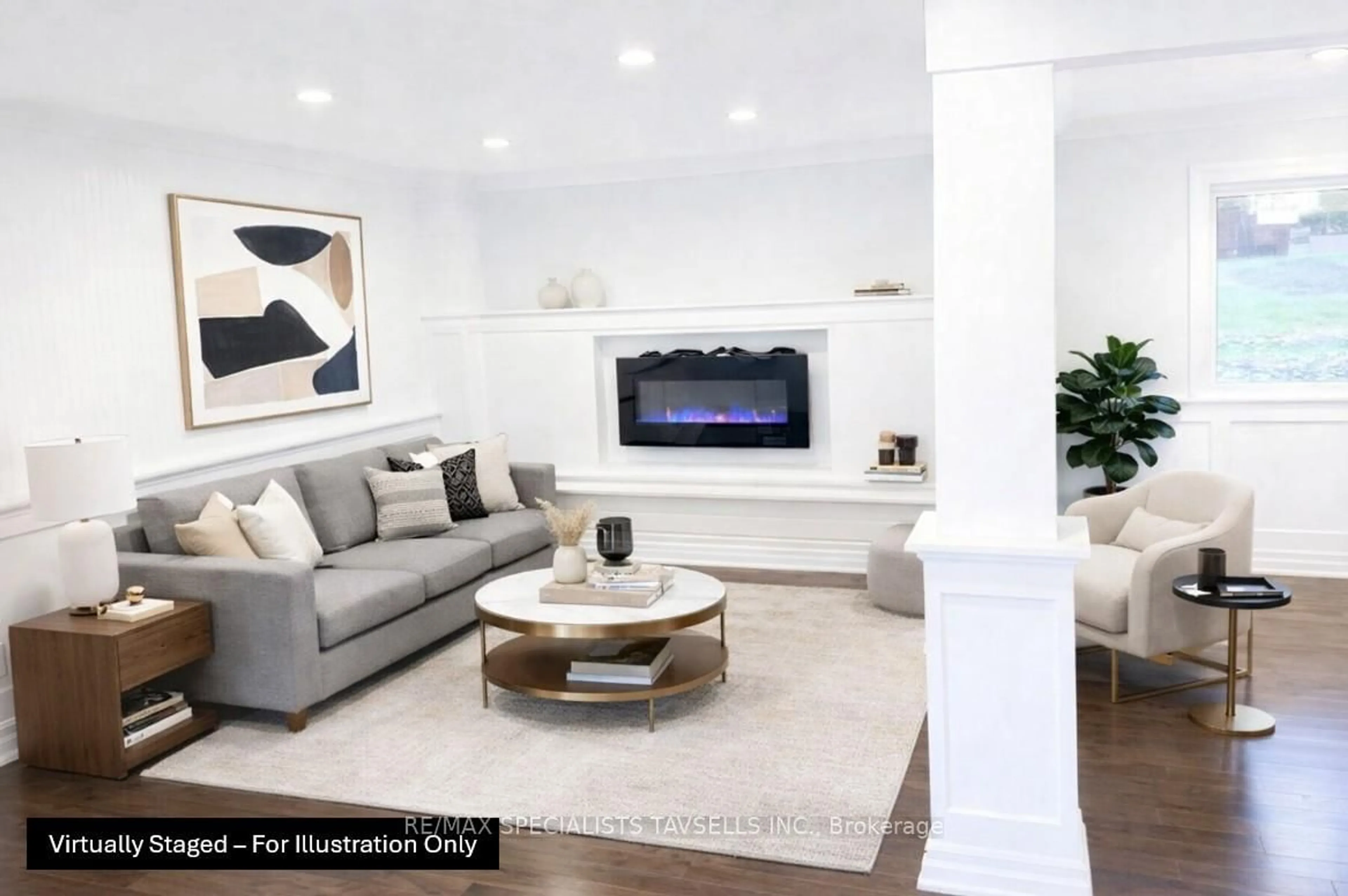 Living room with furniture, unknown for 10 Victoria St, Caledon Ontario L7C 1G7