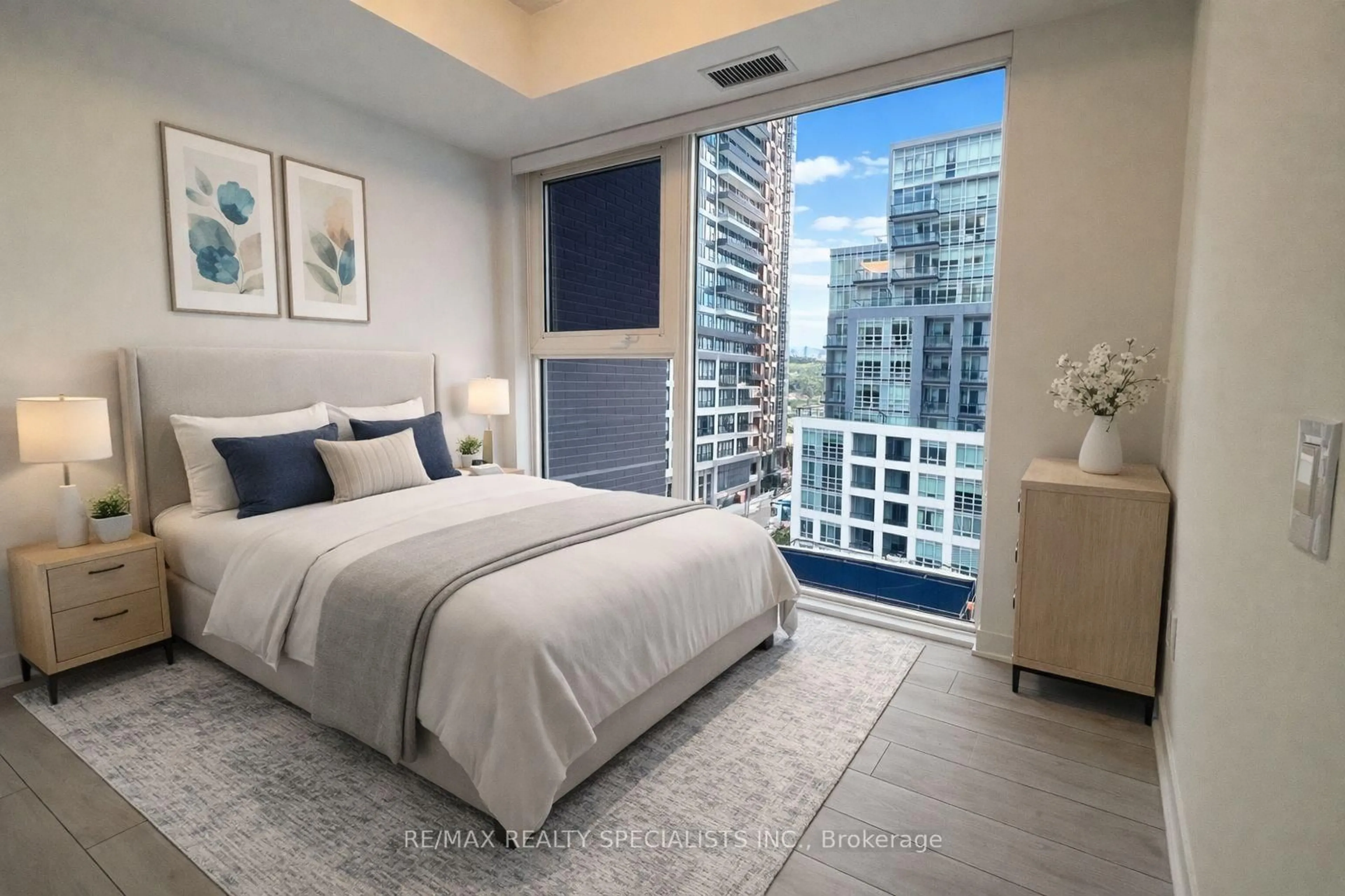 Bedroom with bed, unknown for 260 Malta Ave #506, Brampton Ontario L6Y 6L7