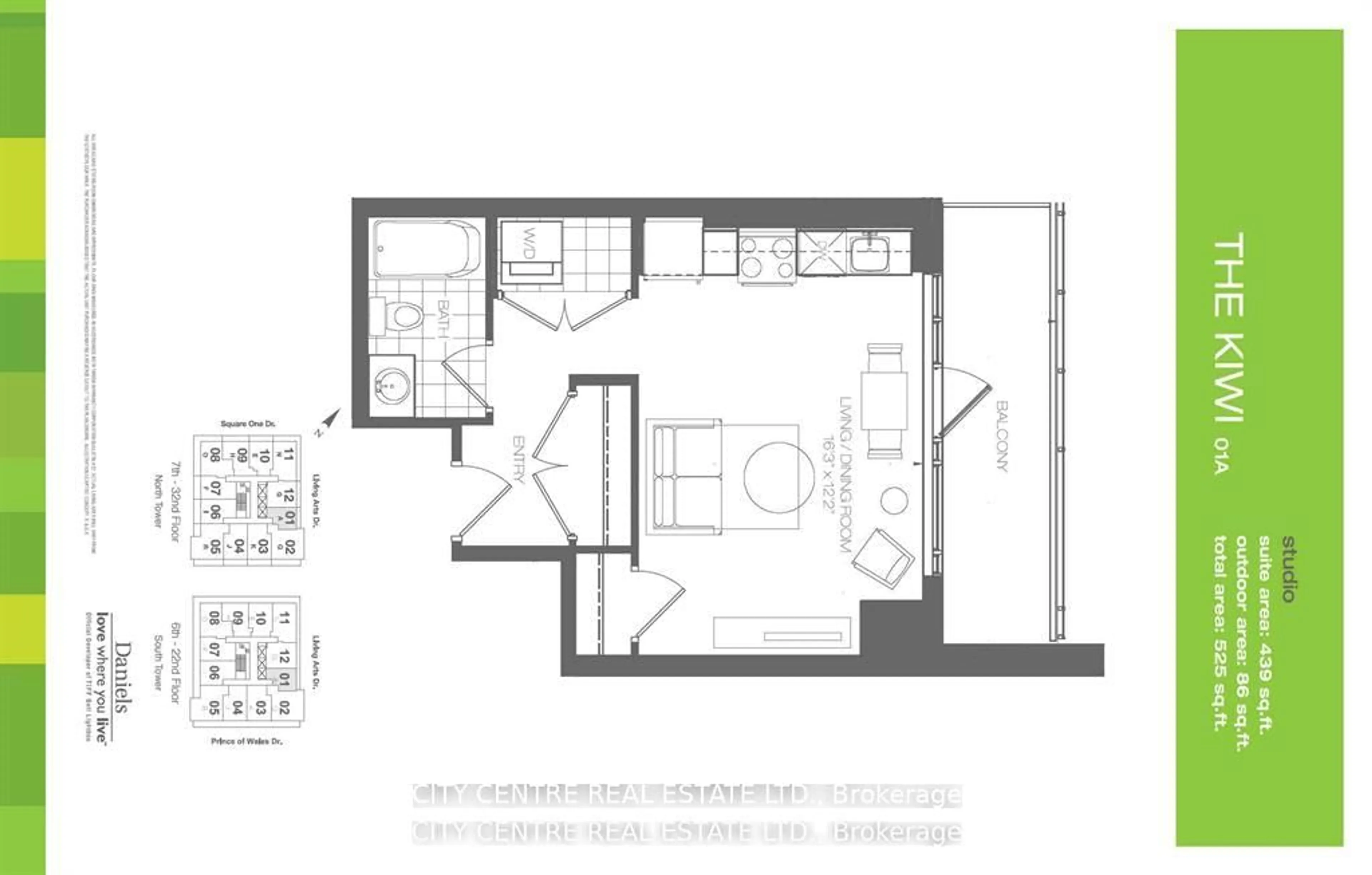 Floor plan for 360 Square One Dr #1901, Mississauga Ontario L5B 0G7