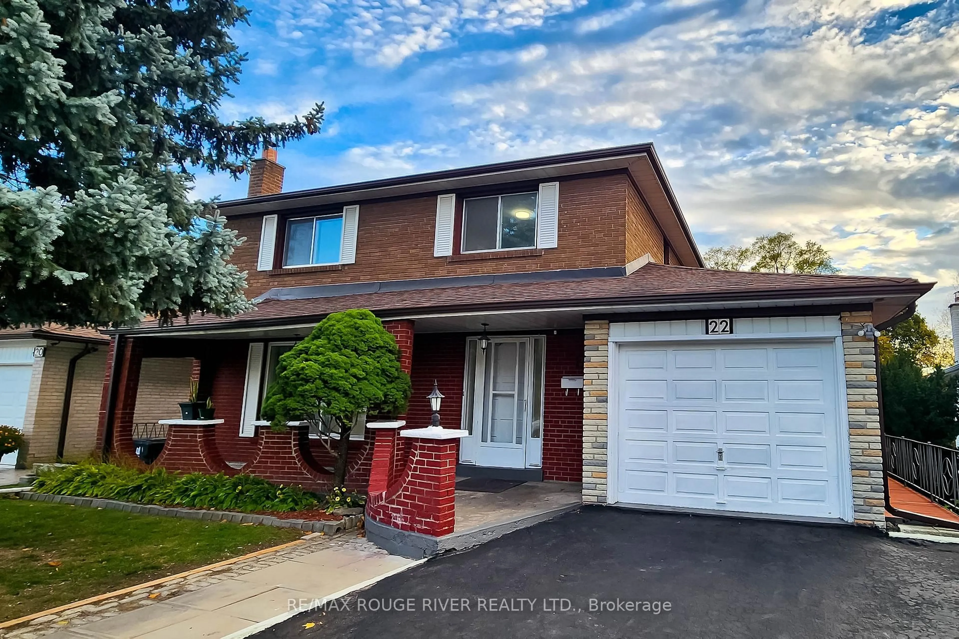 Home with brick exterior material, street for 22 Annabelle Dr, Toronto Ontario M9V 3B6