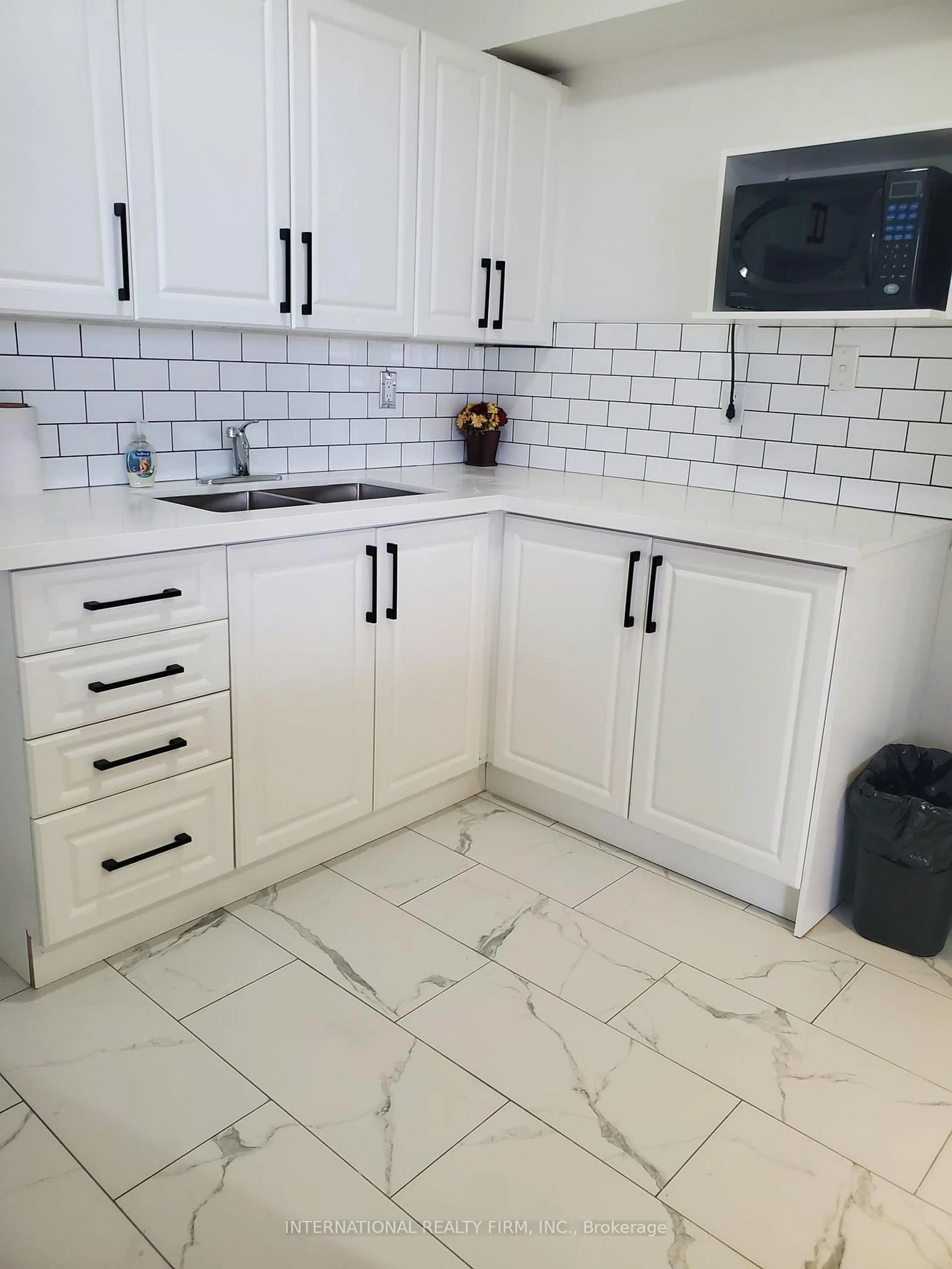 Contemporary kitchen, ceramic/tile floor for 330 Dixon Rd #1903, Toronto Ontario M9R 1S9