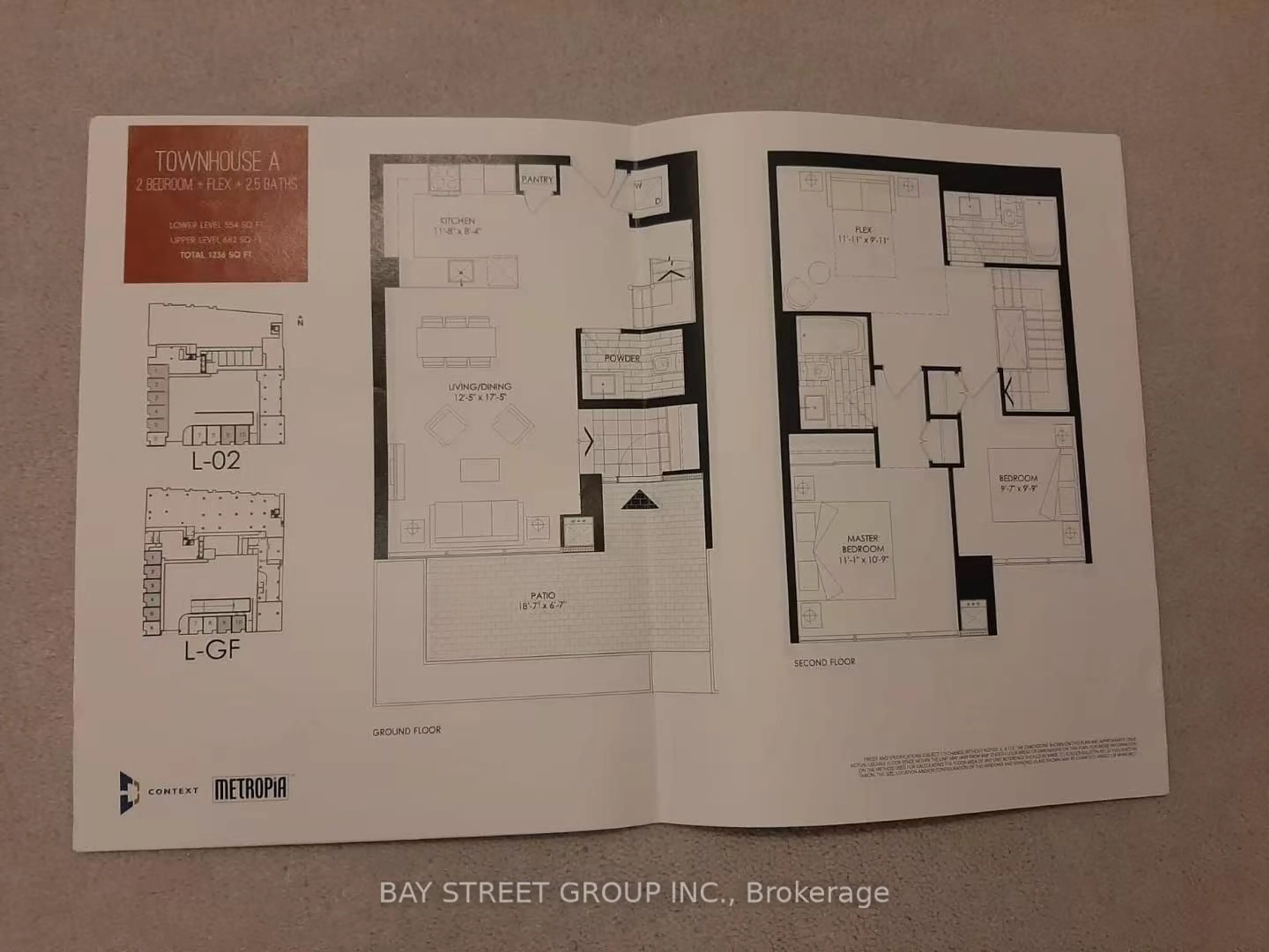 Floor plan for 150 Flemington Rd #5, Toronto Ontario M6A 0C5