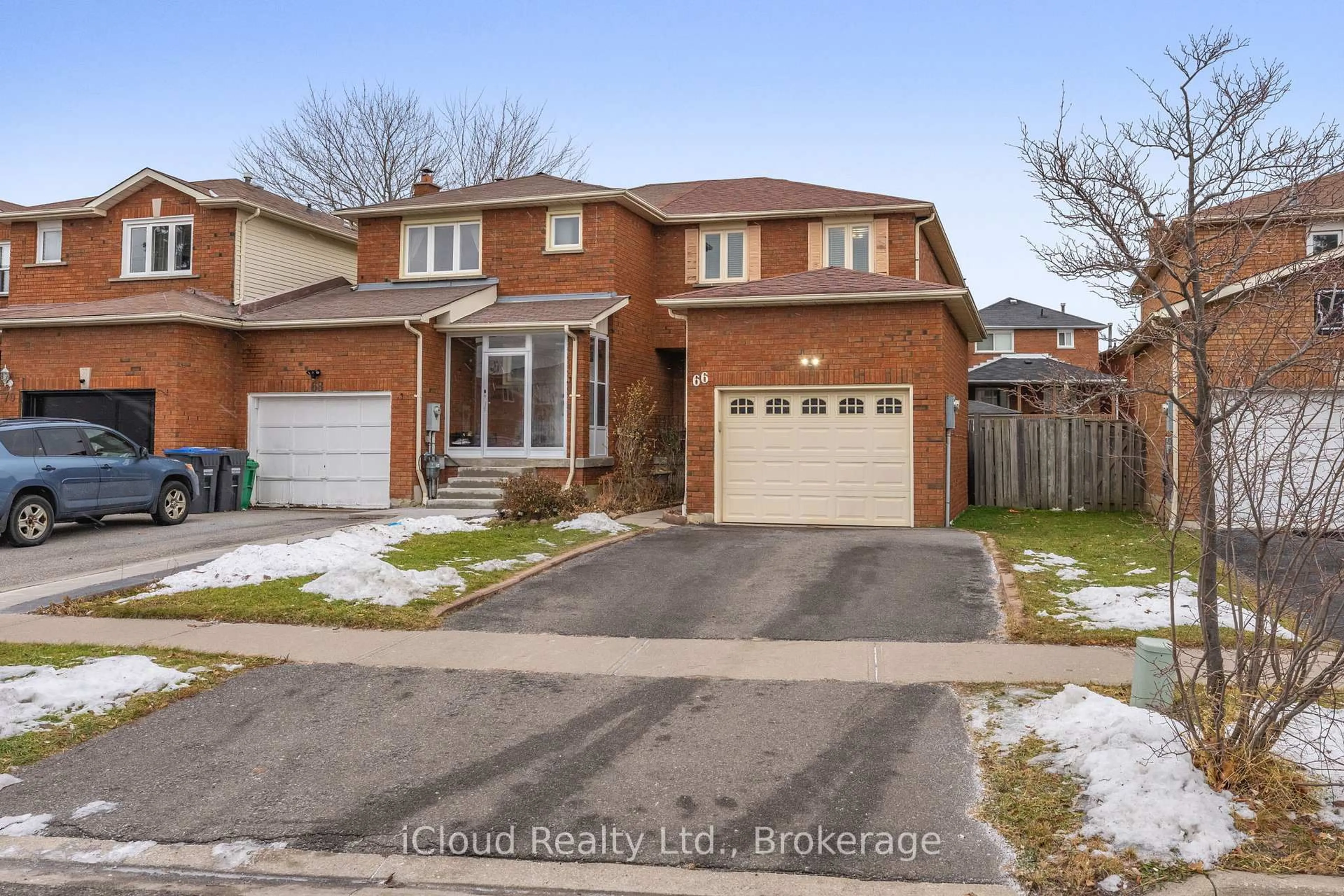Home with brick exterior material, street for 66 Dutch Cres, Brampton Ontario L6Y 3X1