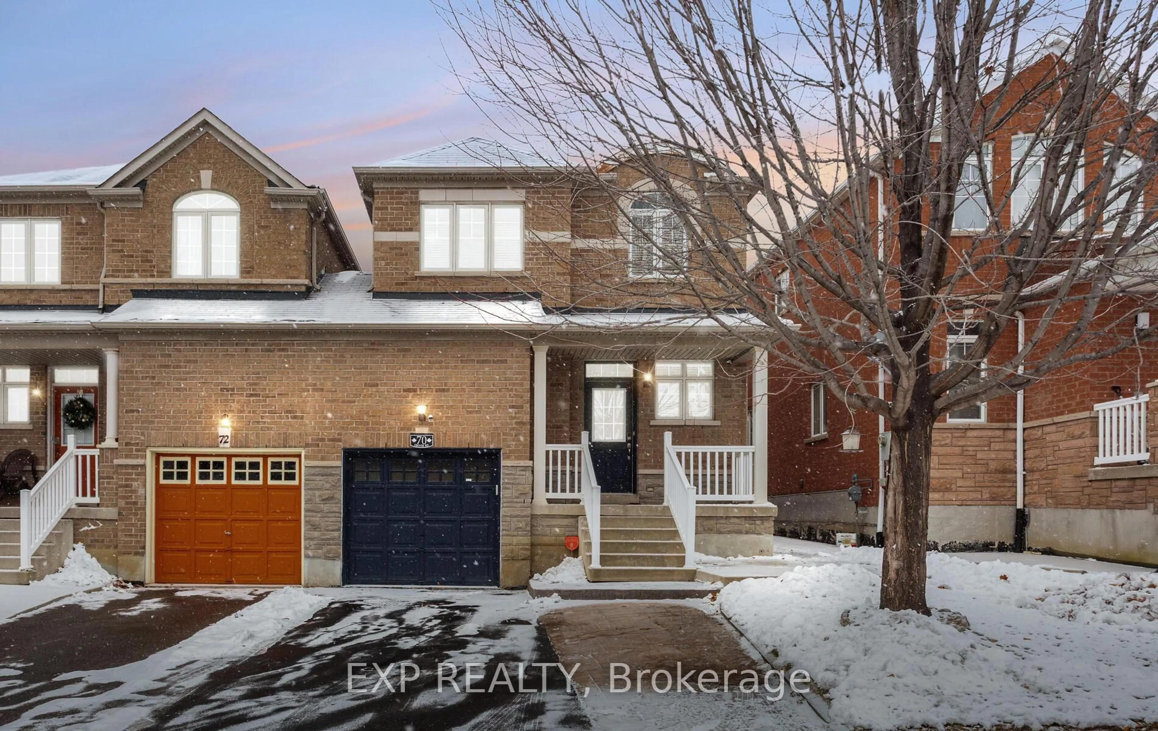 Home with brick exterior material, street for 70 Grover Rd, Brampton Ontario L6Y 5R3