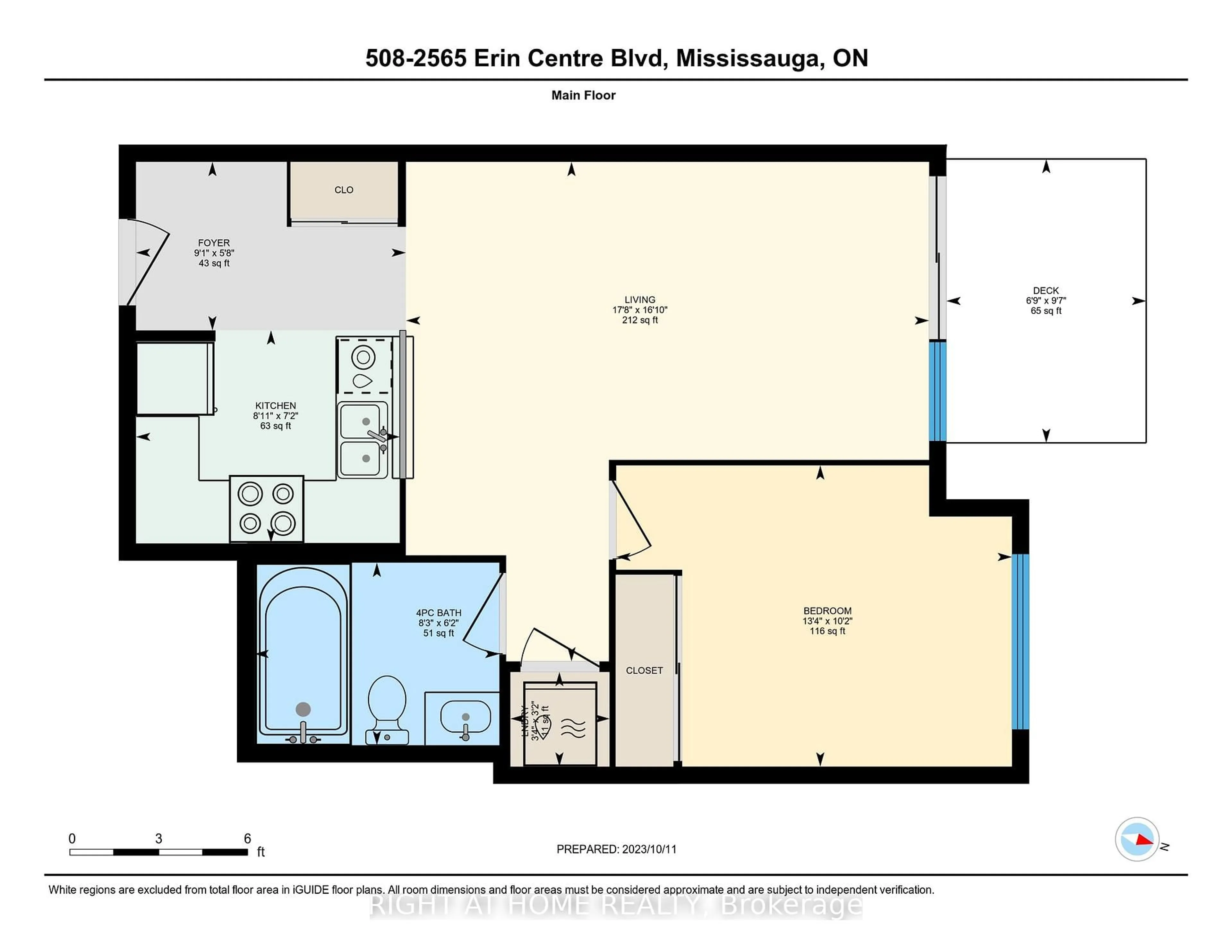Floor plan for 2565 Erin Centre Blvd #508, Mississauga Ontario L5M 6Z8