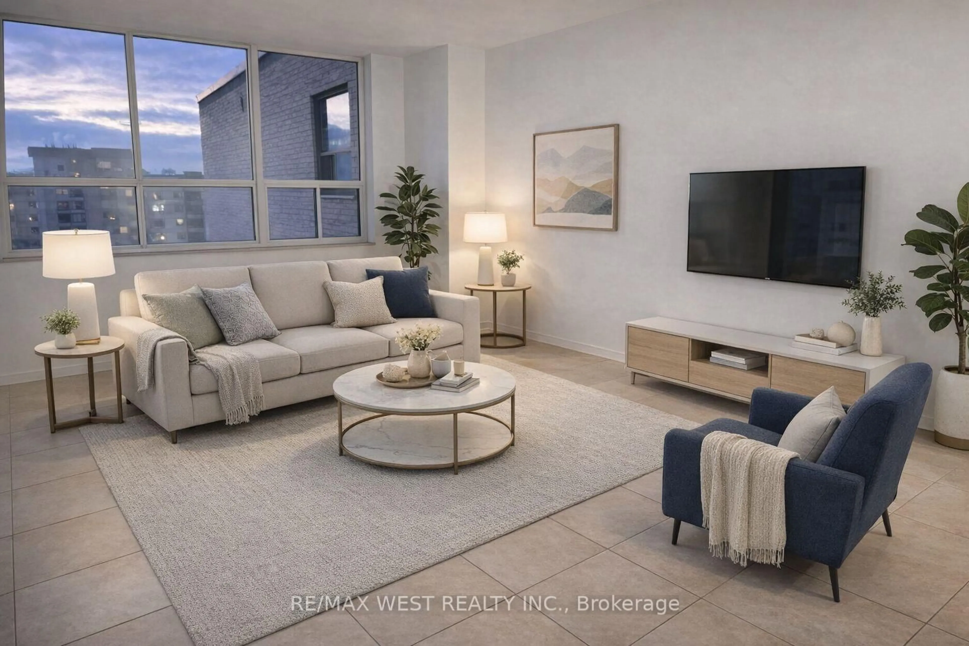 Living room with furniture, unknown for 370 Dixon Rd #2316, Toronto Ontario M9R 1T2