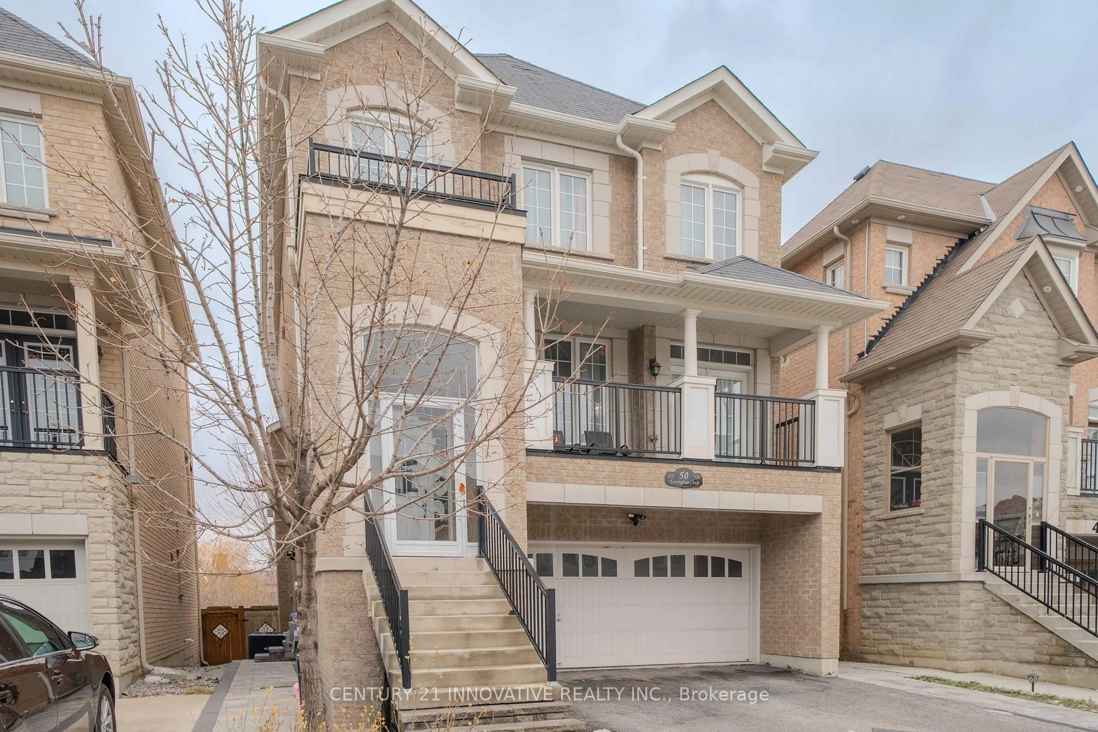 Home with brick exterior material, street for 50 Everingham Circ, Brampton Ontario L6R 0R7
