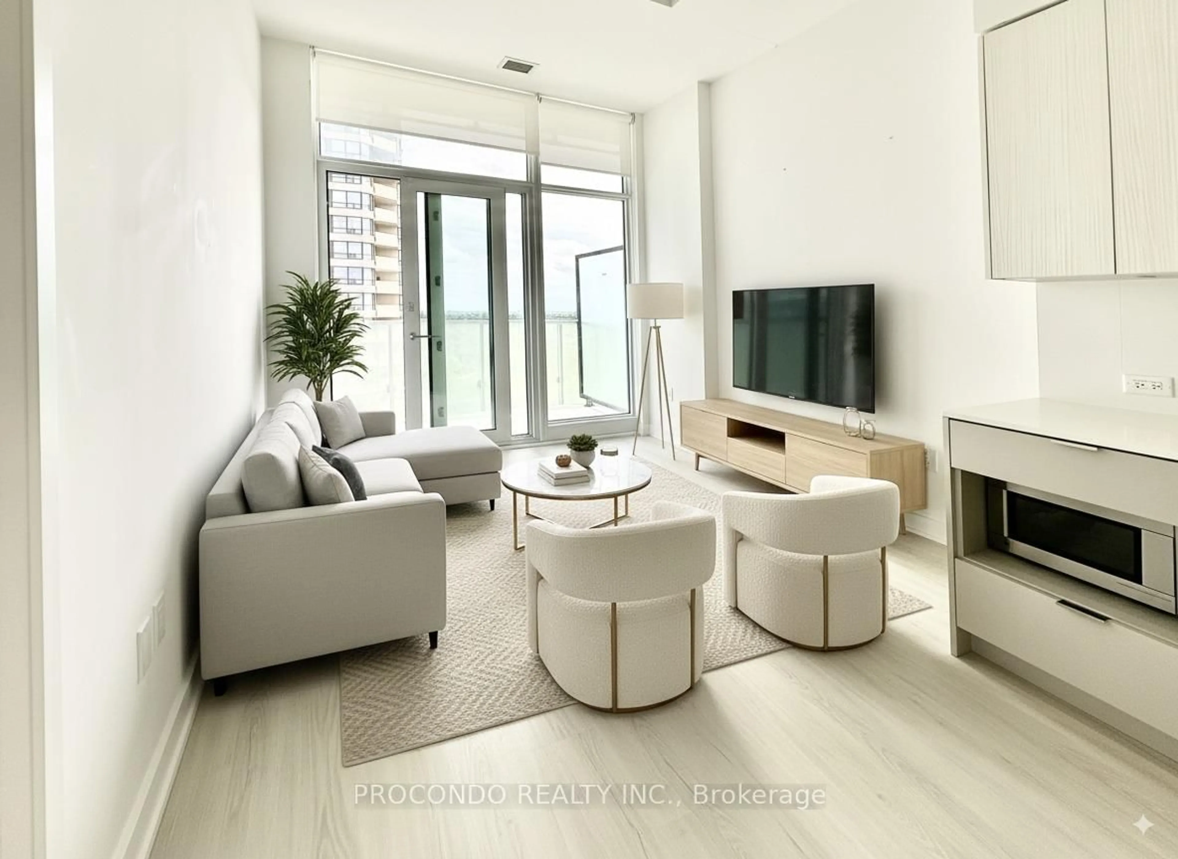 Living room with furniture, unknown for 3883 Quartz Rd #619, Mississauga Ontario L5B 0M4