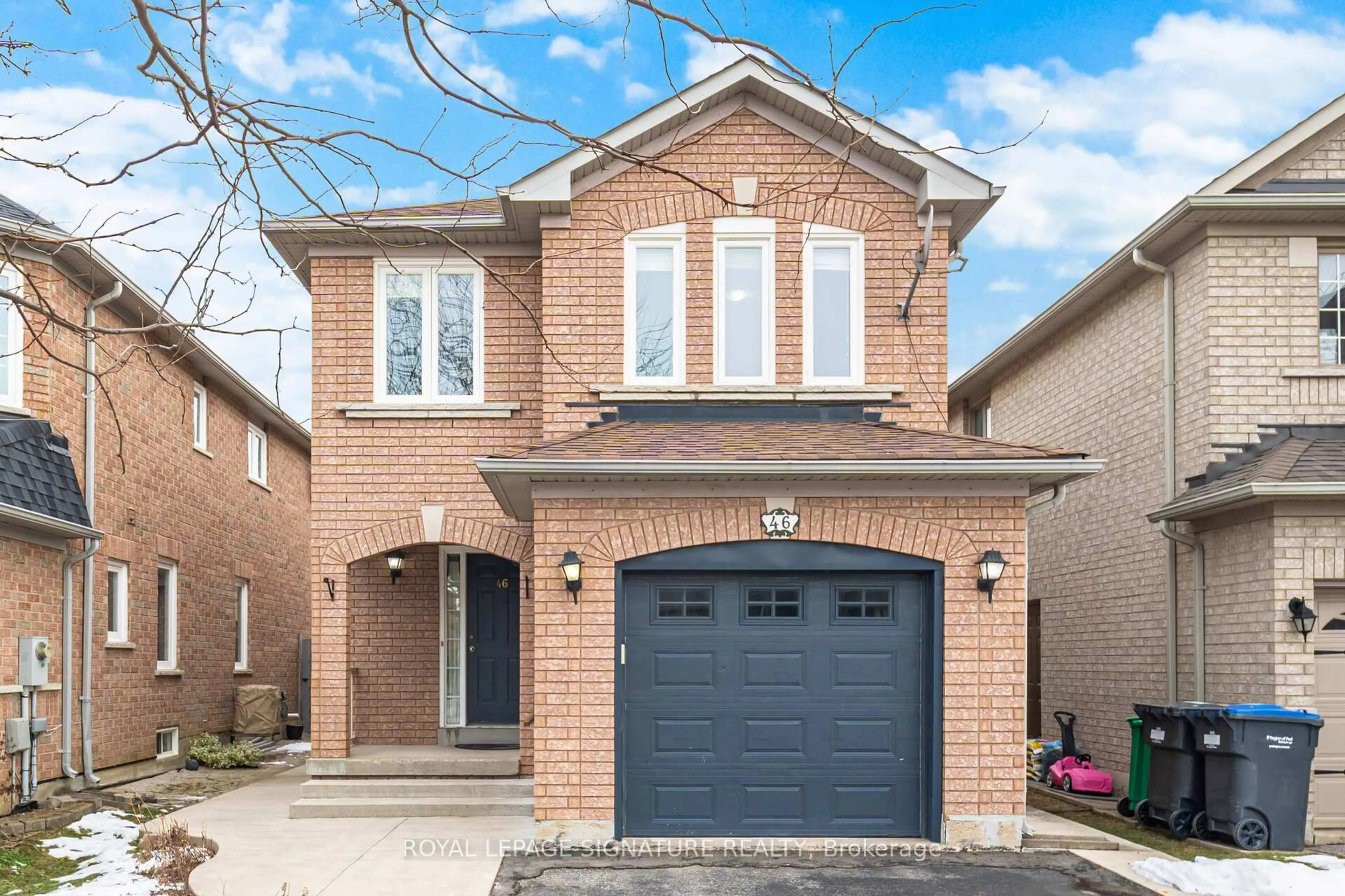Home with brick exterior material, street for 46 Loons Call Cres, Brampton Ontario L6R 2G5