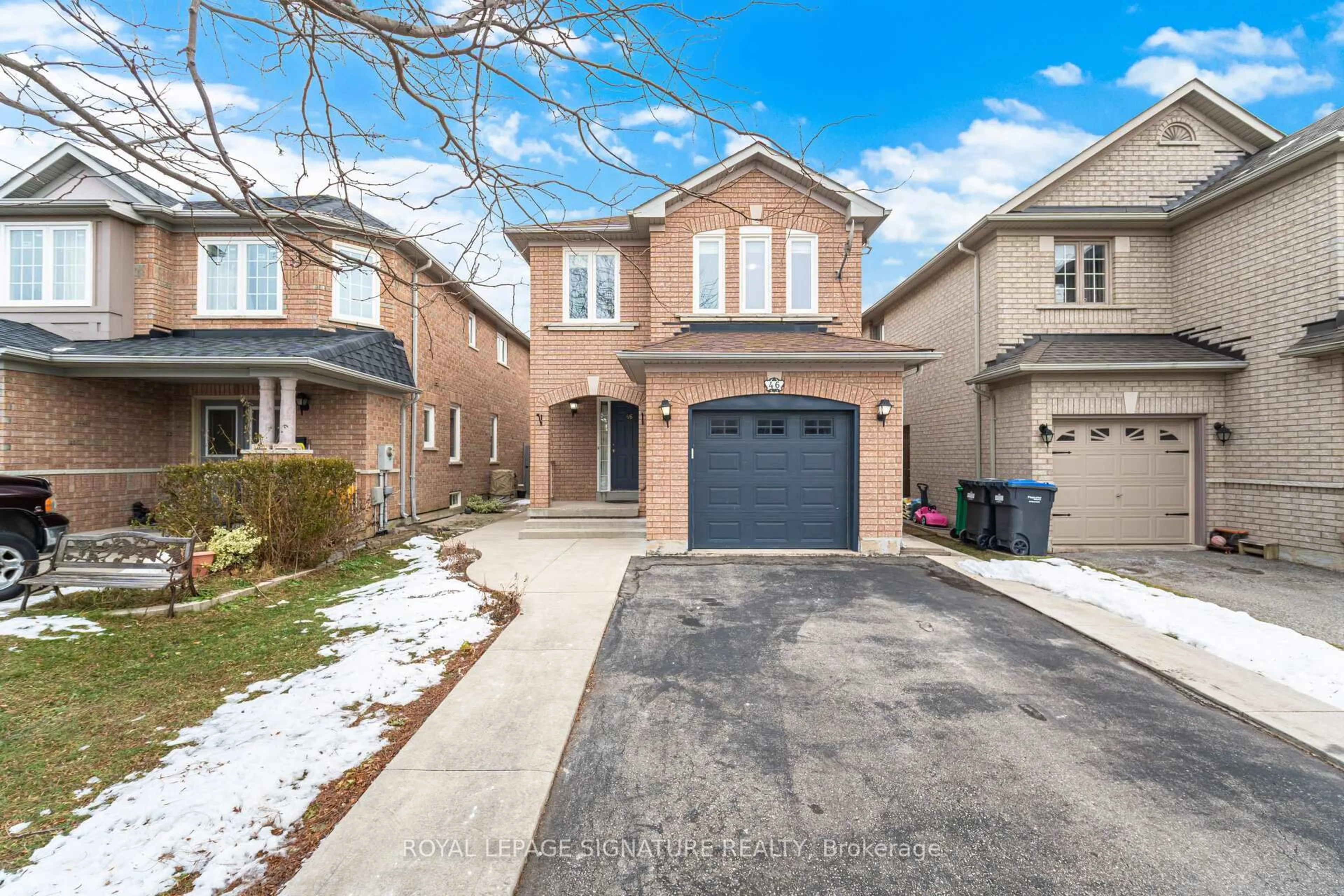 Home with brick exterior material, street for 46 Loons Call Cres, Brampton Ontario L6R 2G5