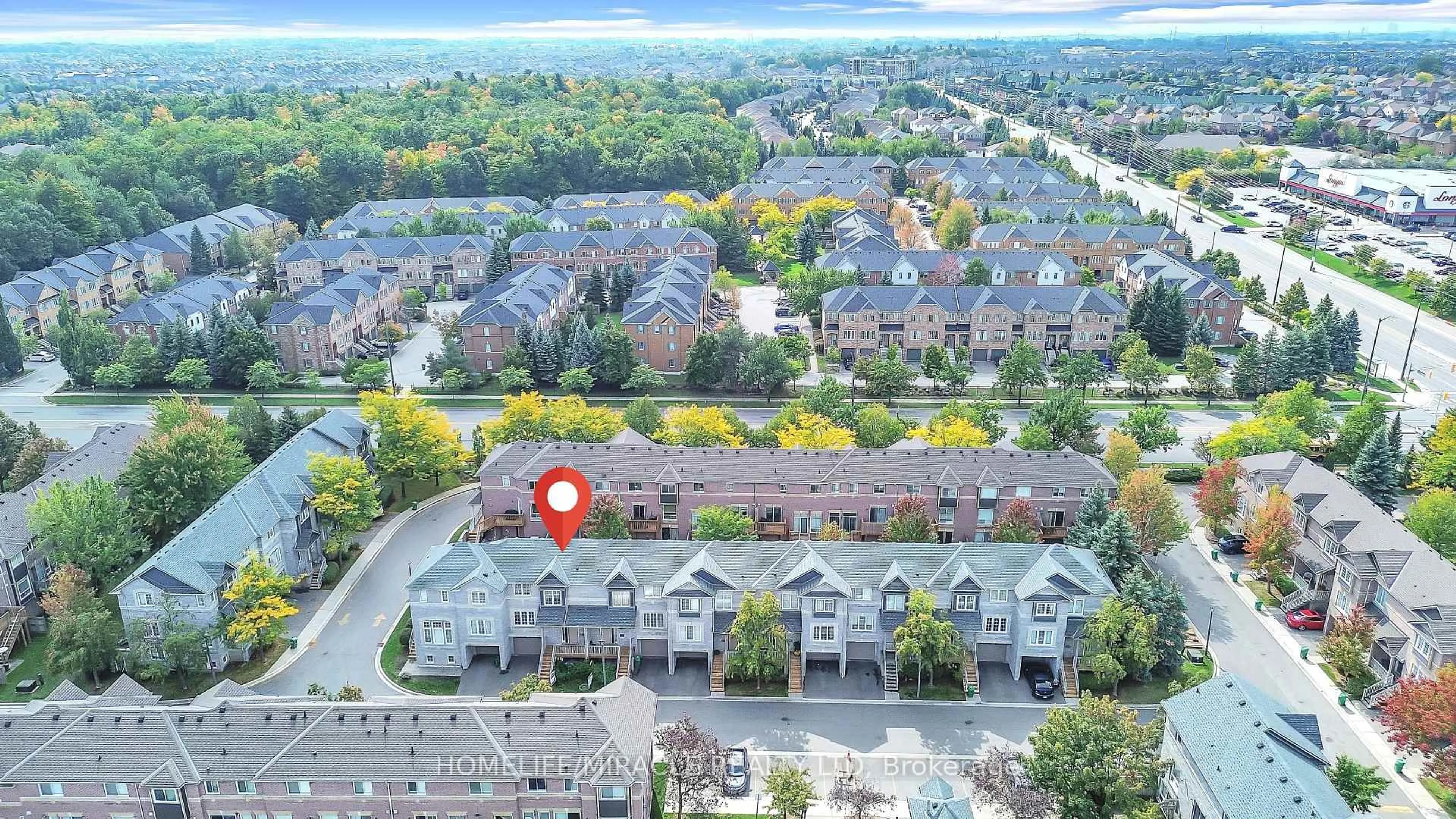 A pic from outside/outdoor area/front of a property/back of a property/a pic from drone, city buildings view from balcony for 5535 Glen Erin Dr #75, Mississauga Ontario L5M 6H1