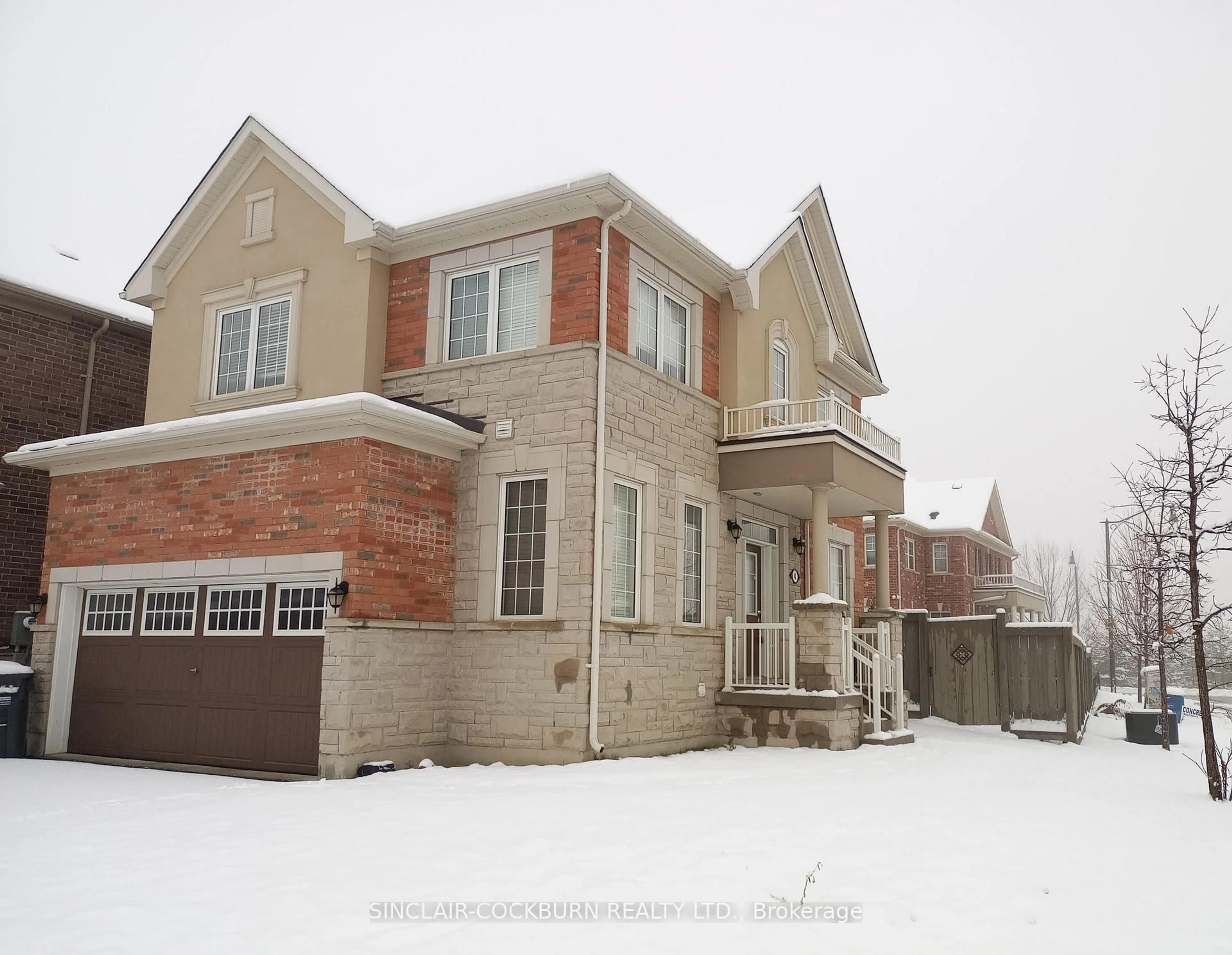 Home with brick exterior material, street for 4 Redfern St, Brampton Ontario L7A 4T7