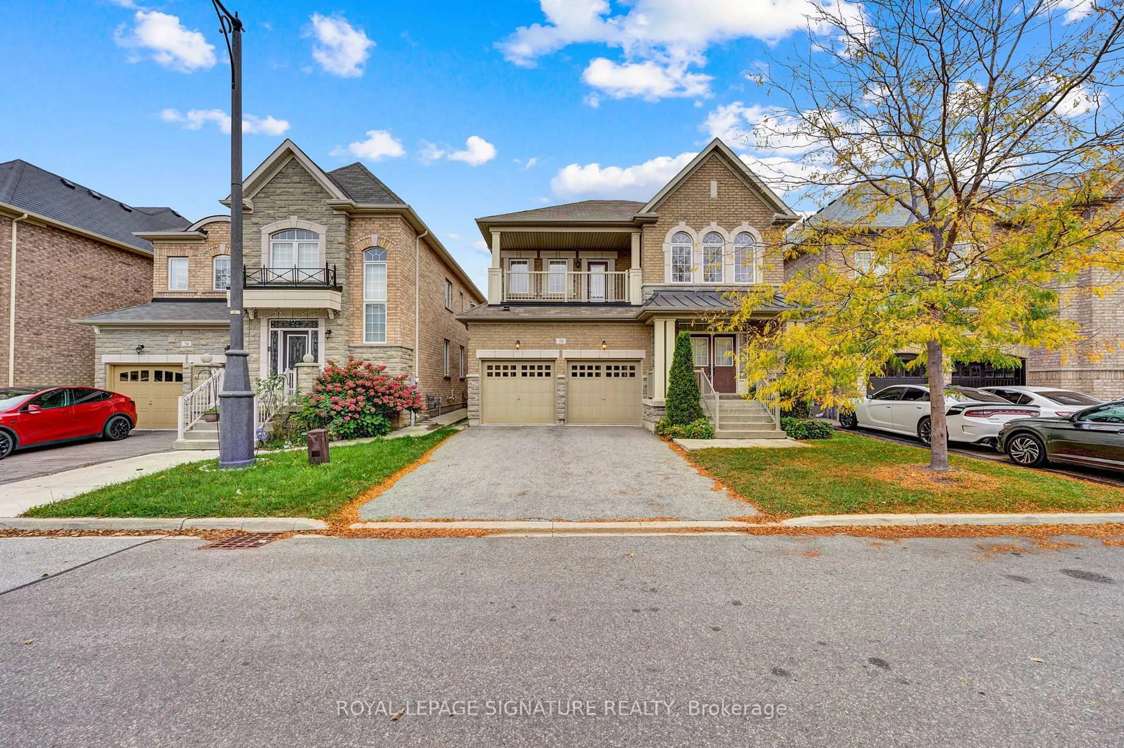 Home with brick exterior material, street for 58 Orangeblossom Tr, Brampton Ontario L6X 0E4