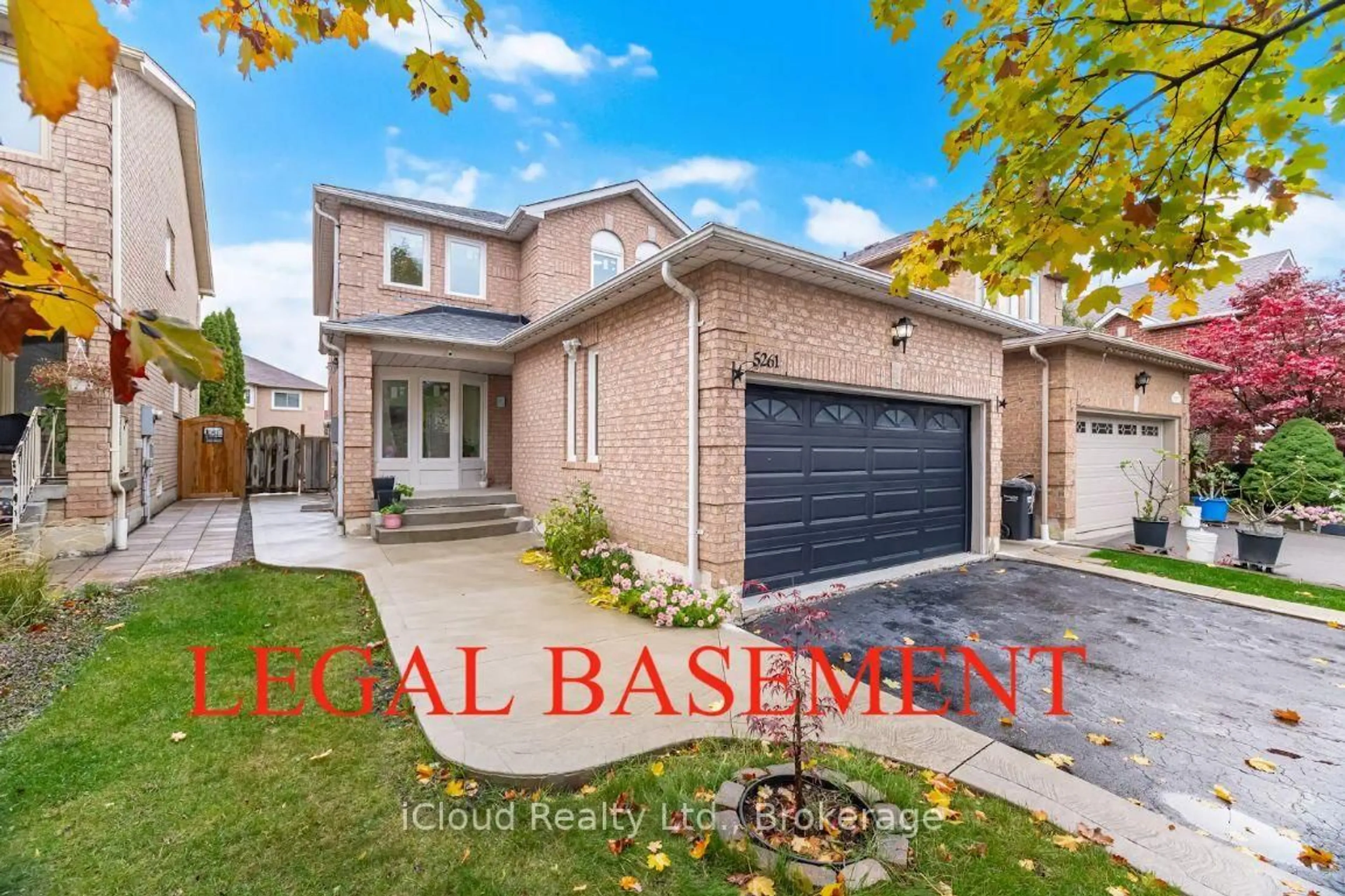 Home with brick exterior material, street for 5261 River Forest Crt, Mississauga Ontario L5V 2C7