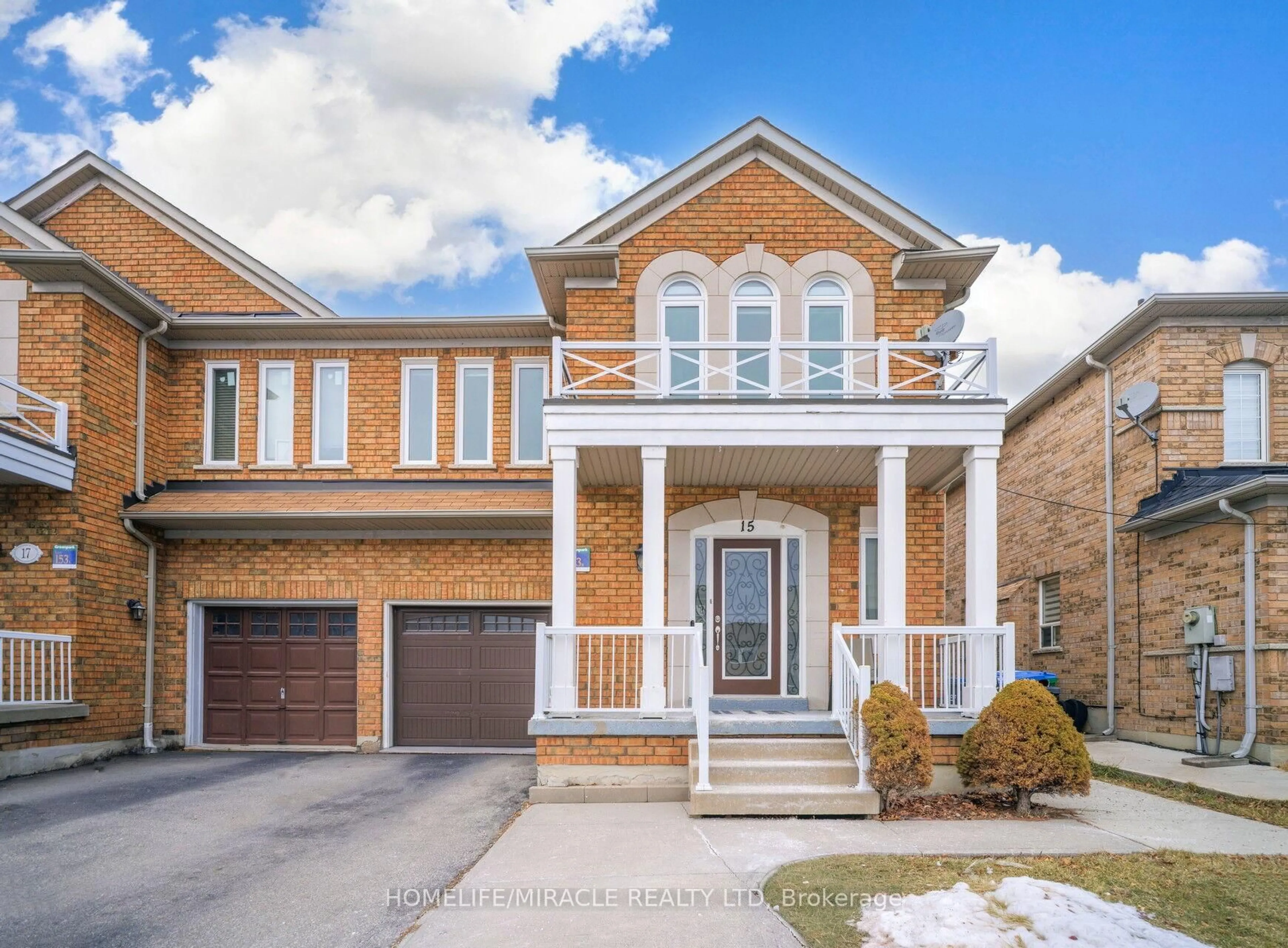 Home with brick exterior material, street for 15 Starhill Cres, Brampton Ontario L6R 2P9