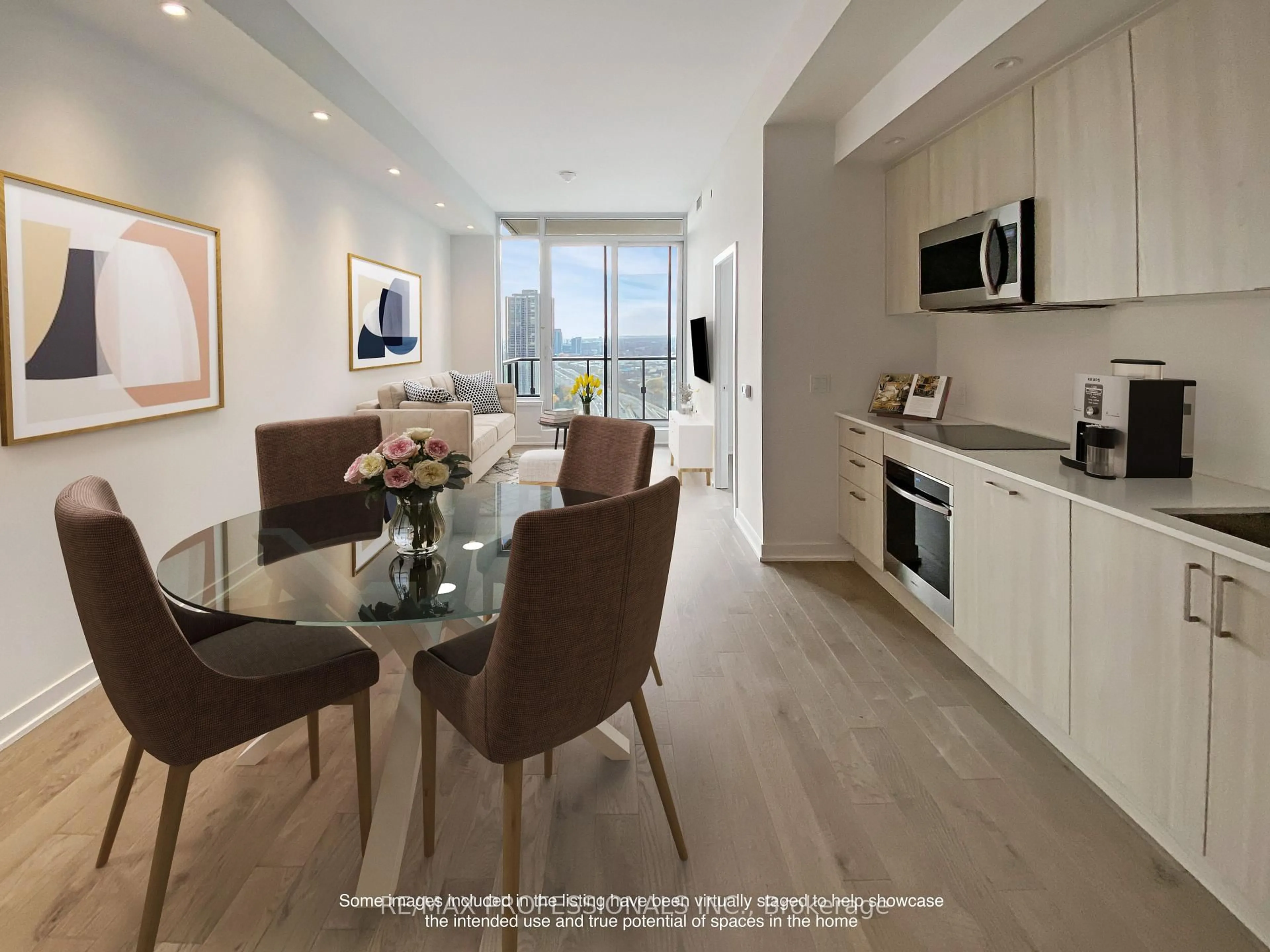 Open concept kitchen, unknown for 1928 Lakeshore Blvd #3210, Toronto Ontario M6S 0B1