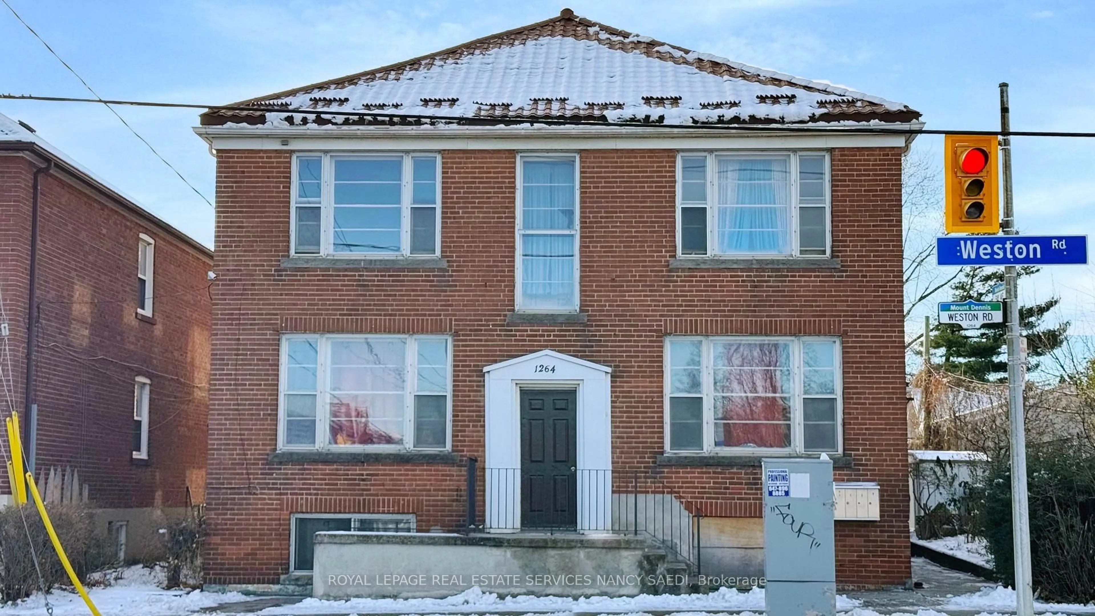 Home with brick exterior material, street for 1264 Weston Rd, Toronto Ontario M6M 4R1