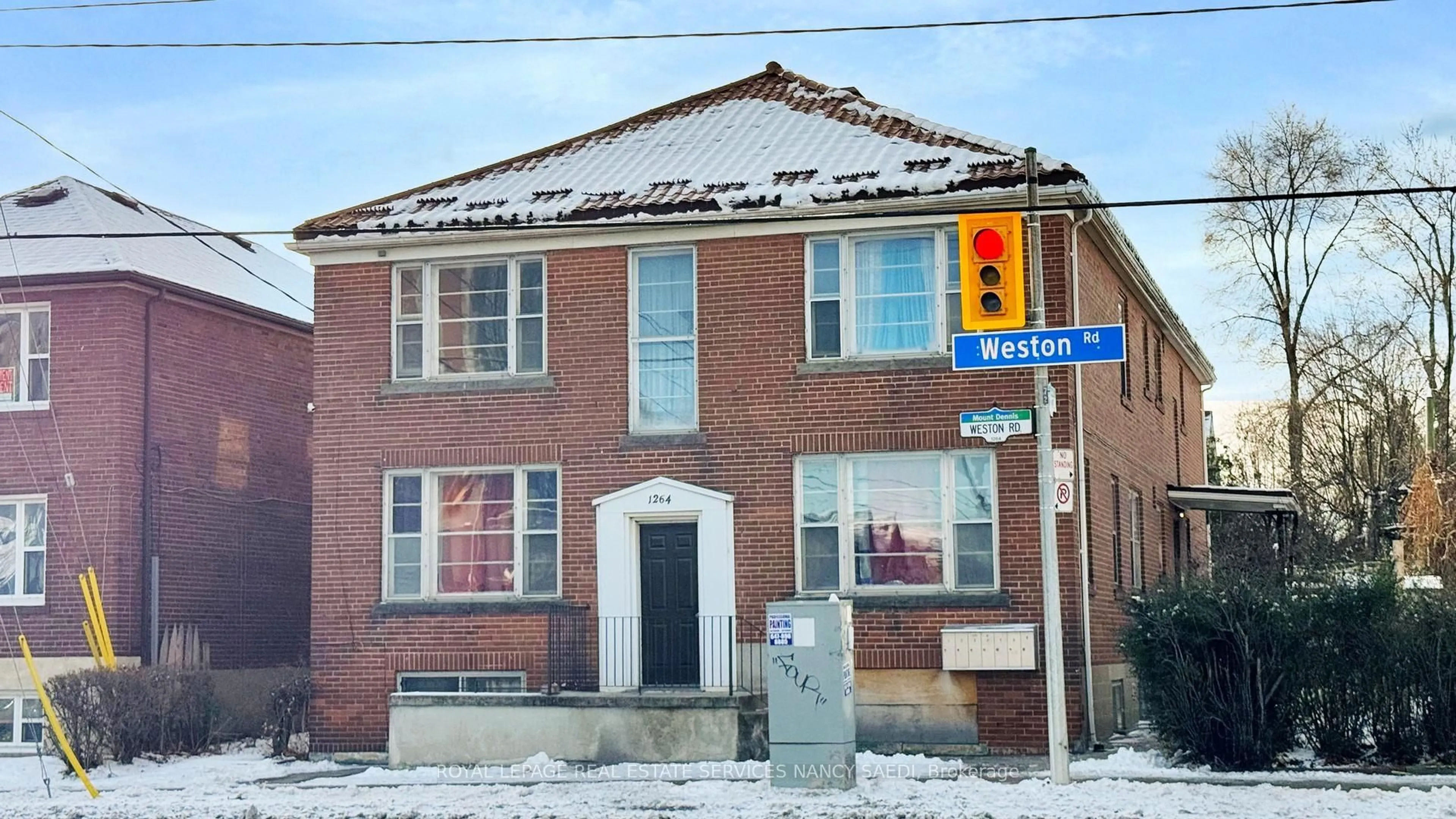 Home with brick exterior material, building for 1264 Weston Rd, Toronto Ontario M6M 4R1