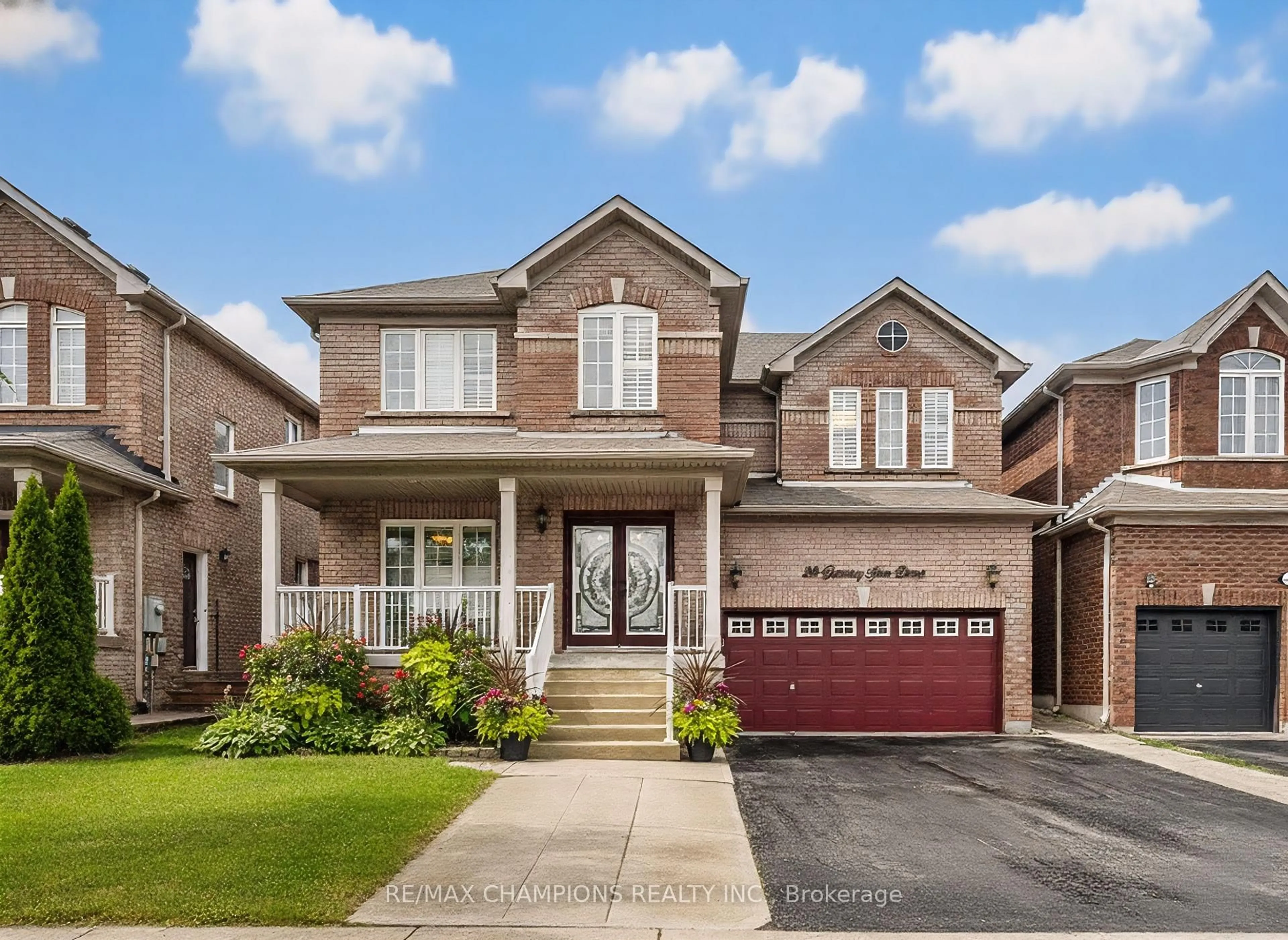 Home with brick exterior material, street for 28 Blazing Star Dr, Brampton Ontario L6R 3E7