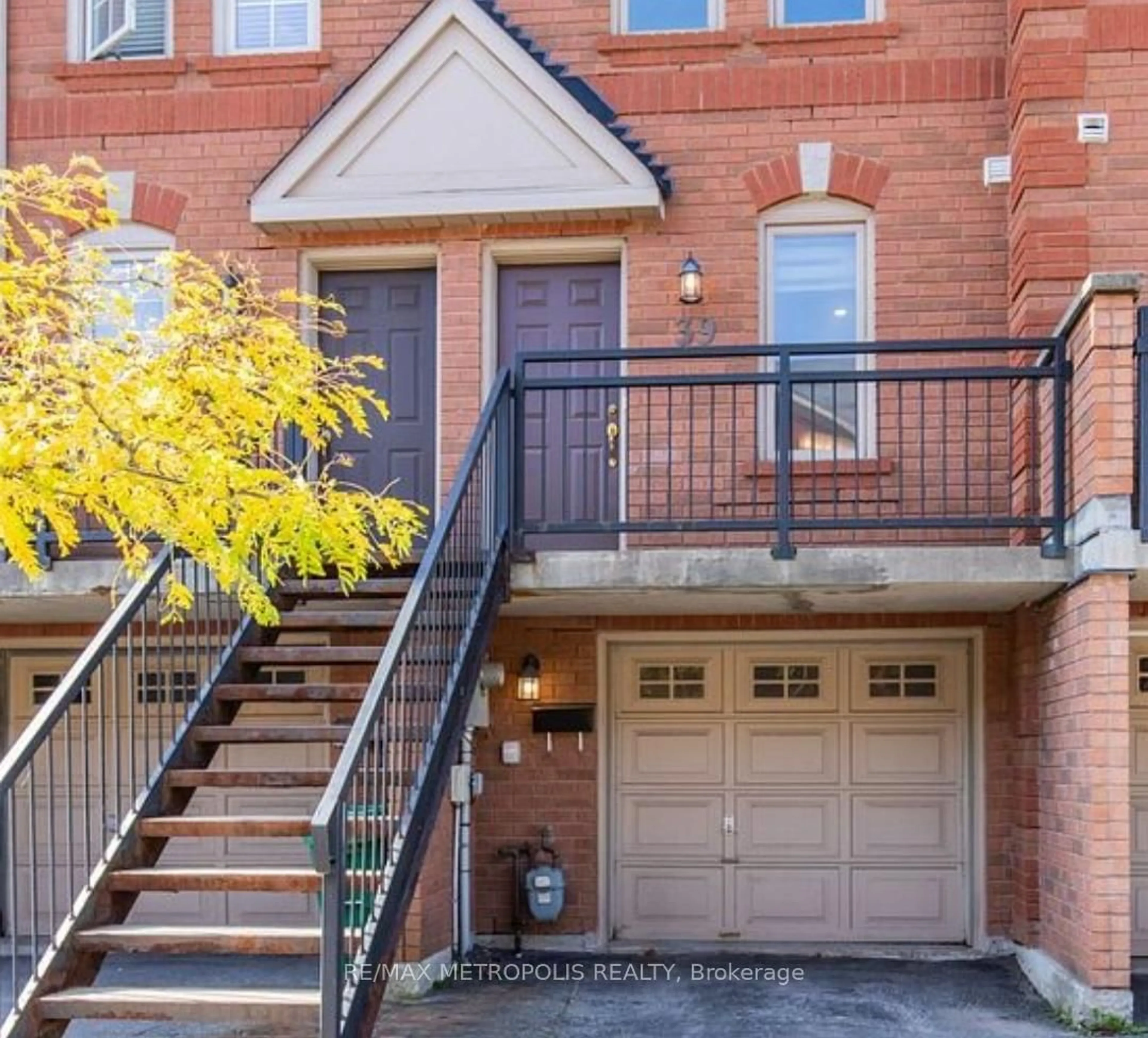 Home with brick exterior material, street for 3895 Doug Leavens Blvd #39, Mississauga Ontario L5N 7G1