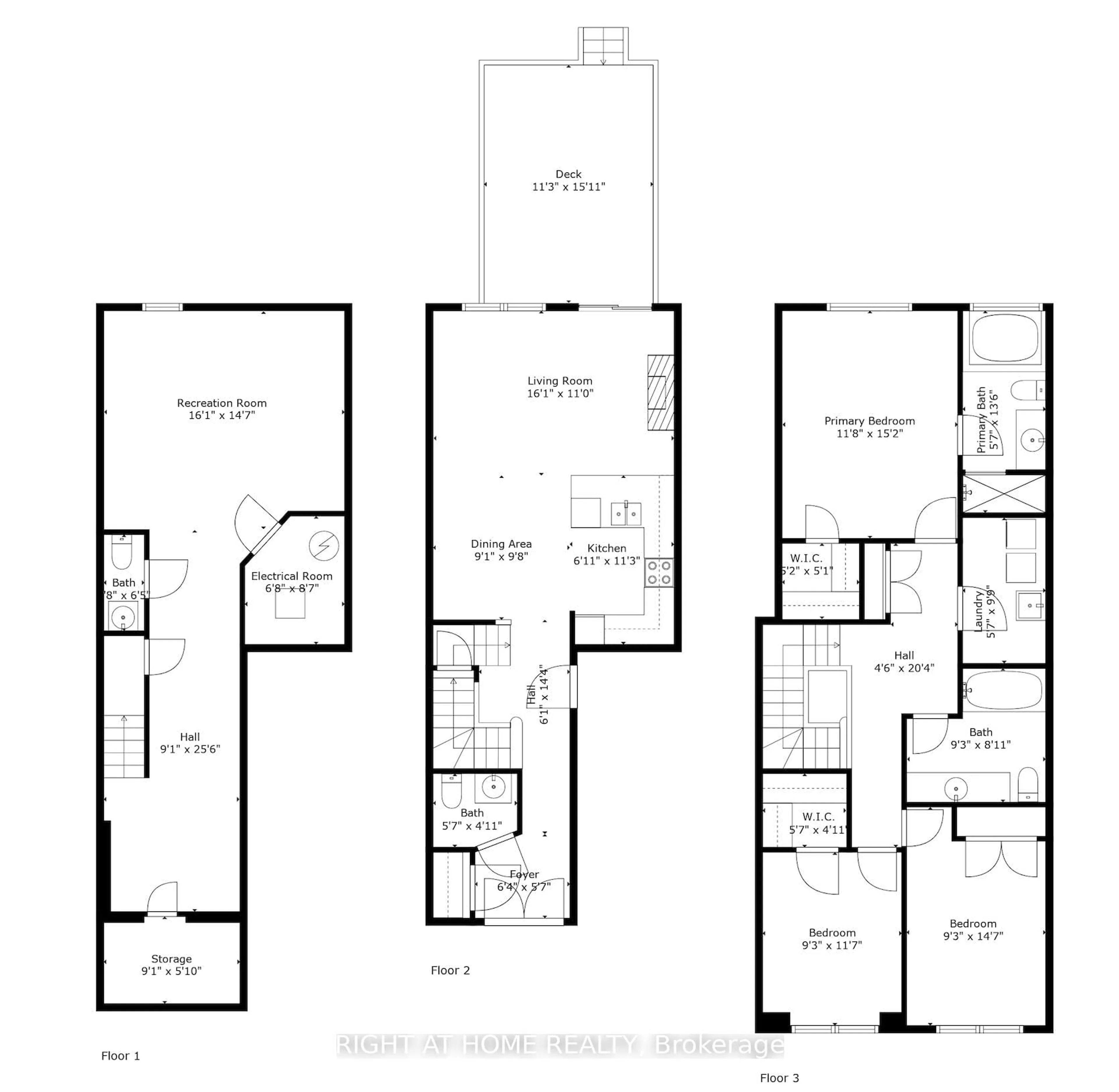 Floor plan for 51 Lorenzo Circ, Brampton Ontario L6R 3N4