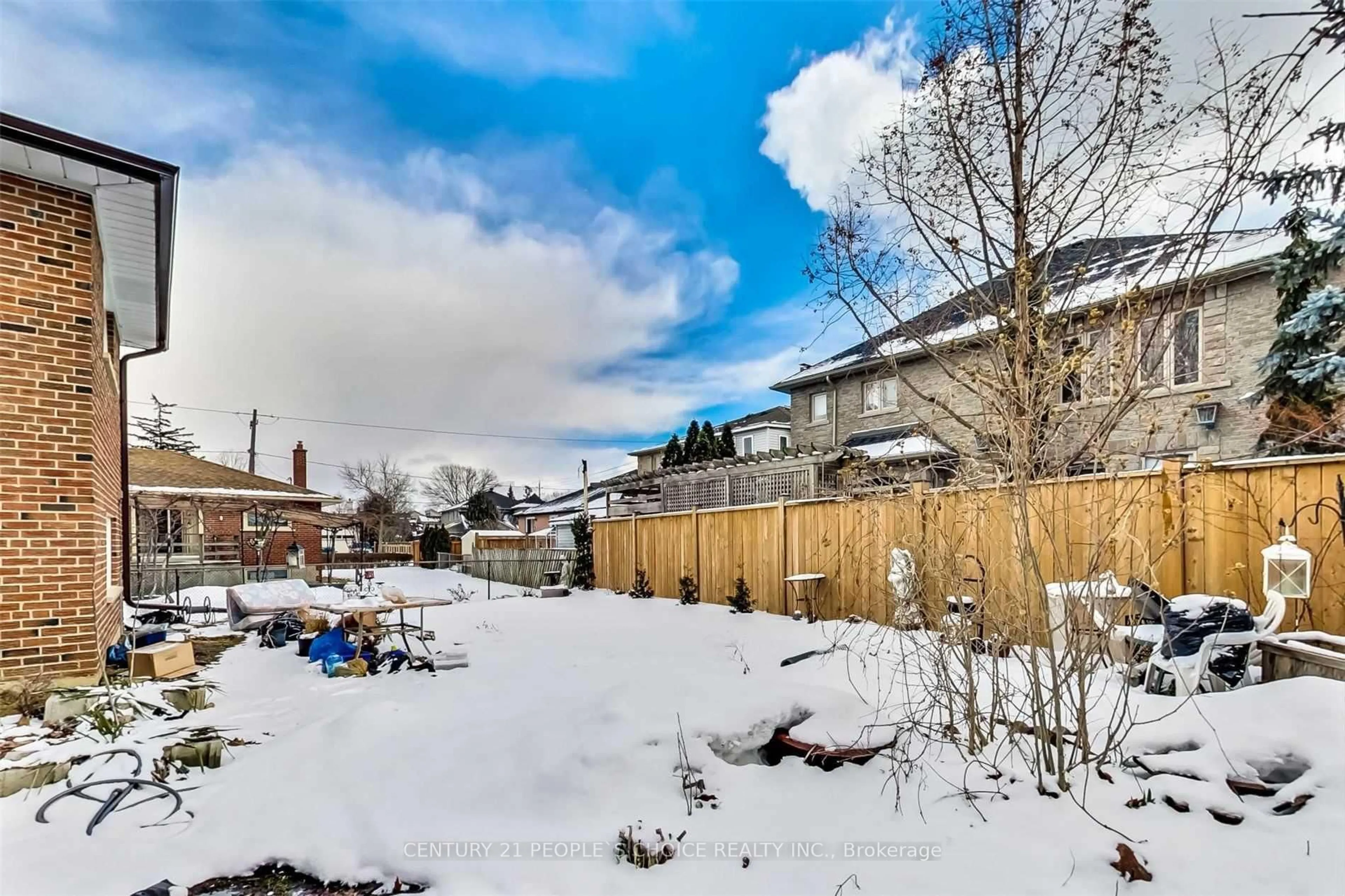 Patio, mountain view for 7 Riverside Dr, Toronto Ontario M9L 1J1