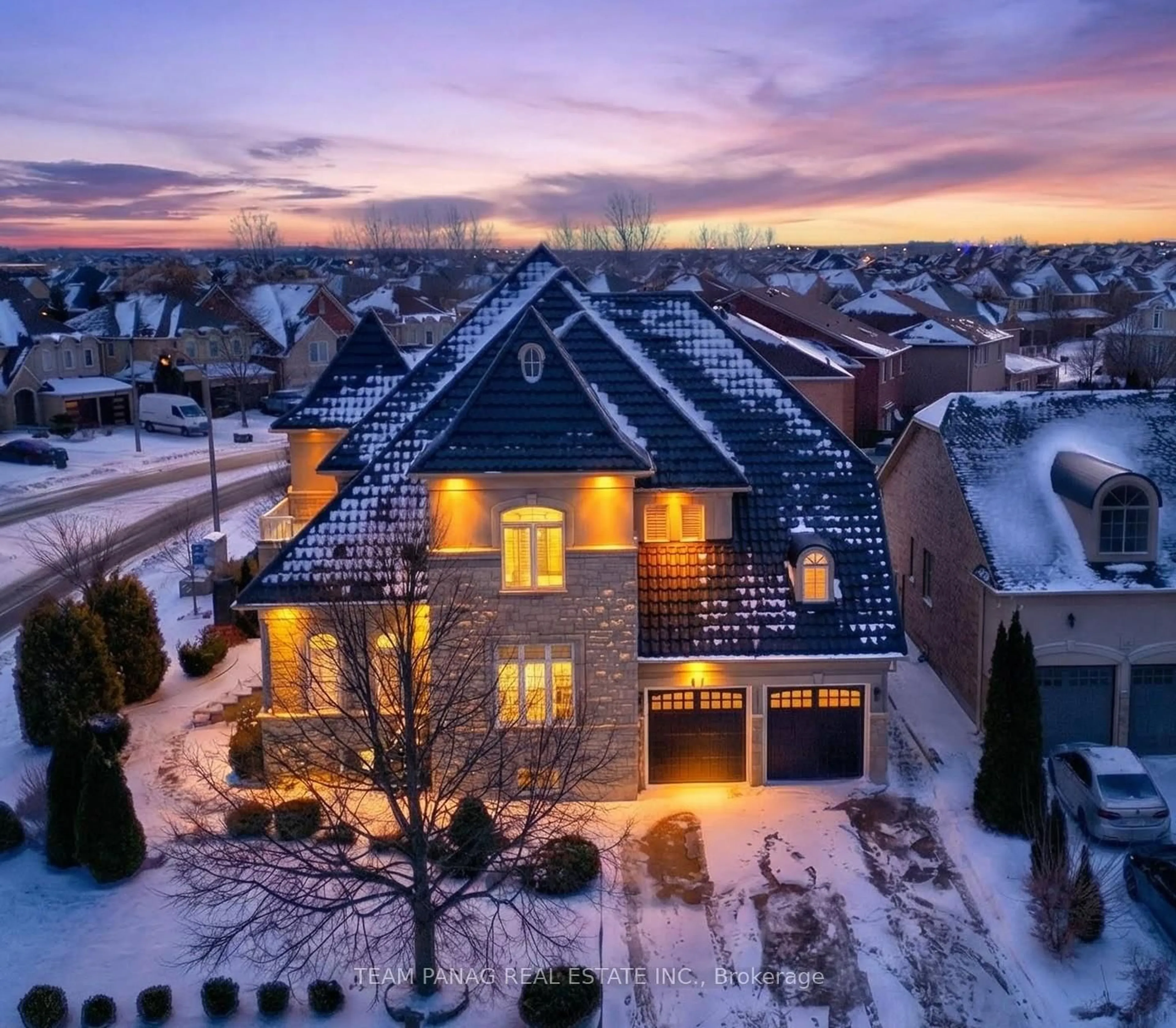 Home with brick exterior material, street for 2 Belleville Dr, Brampton Ontario L6P 1V7