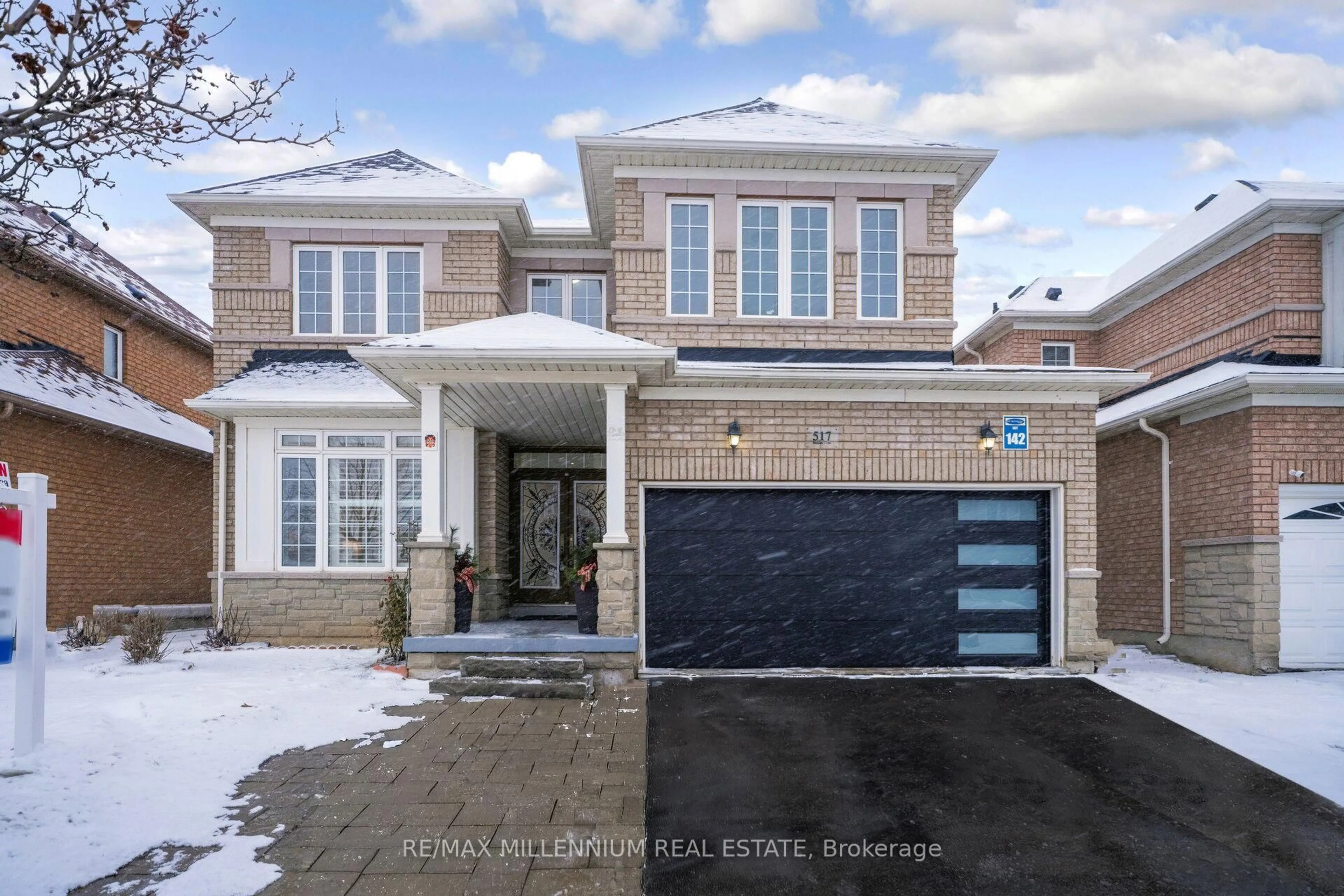 Home with brick exterior material, street for 517 Bussel Cres, Milton Ontario L9T 0W8