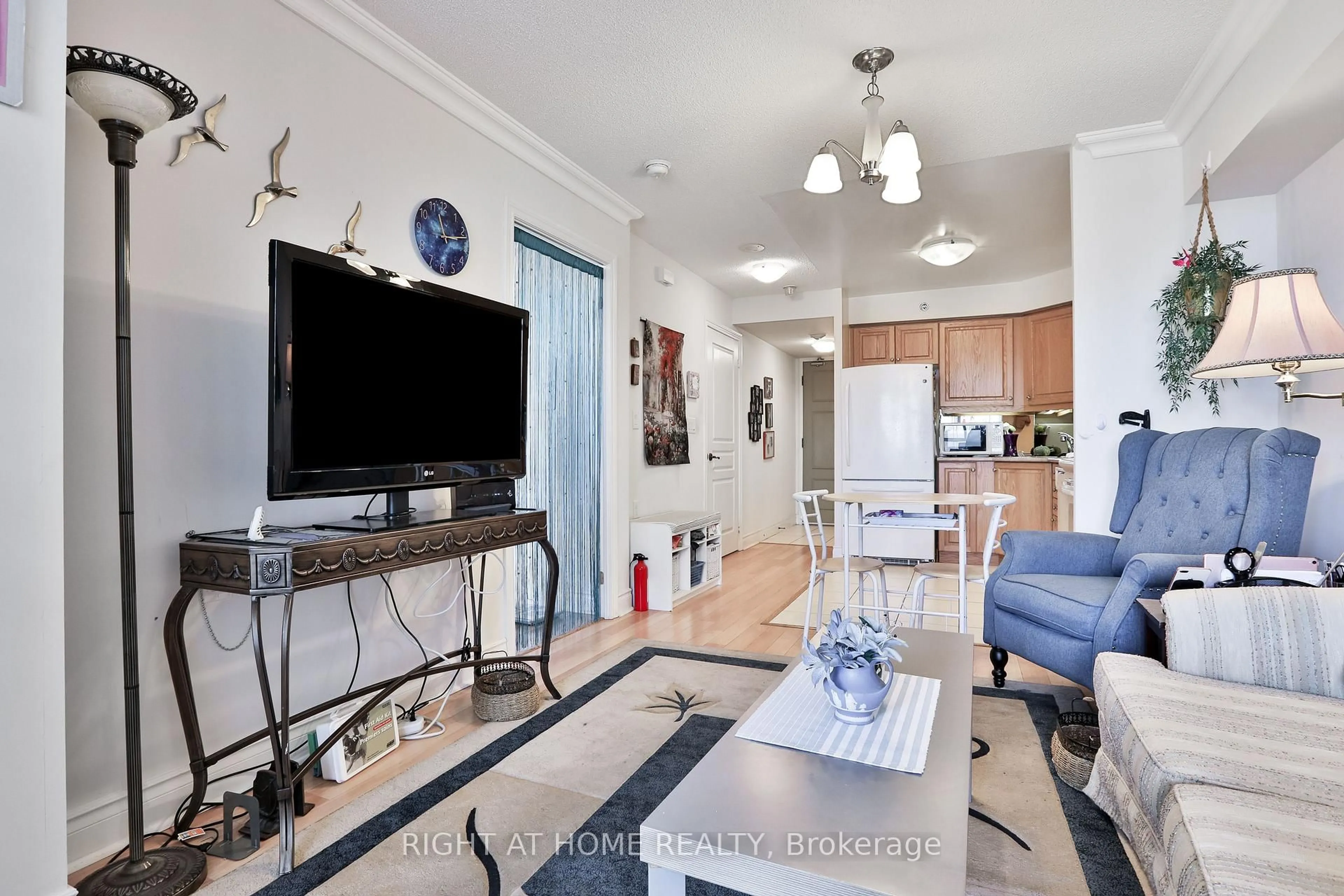 Living room with furniture, unknown for 3 Marine Parade Dr #707, Toronto Ontario M8V 3Z5