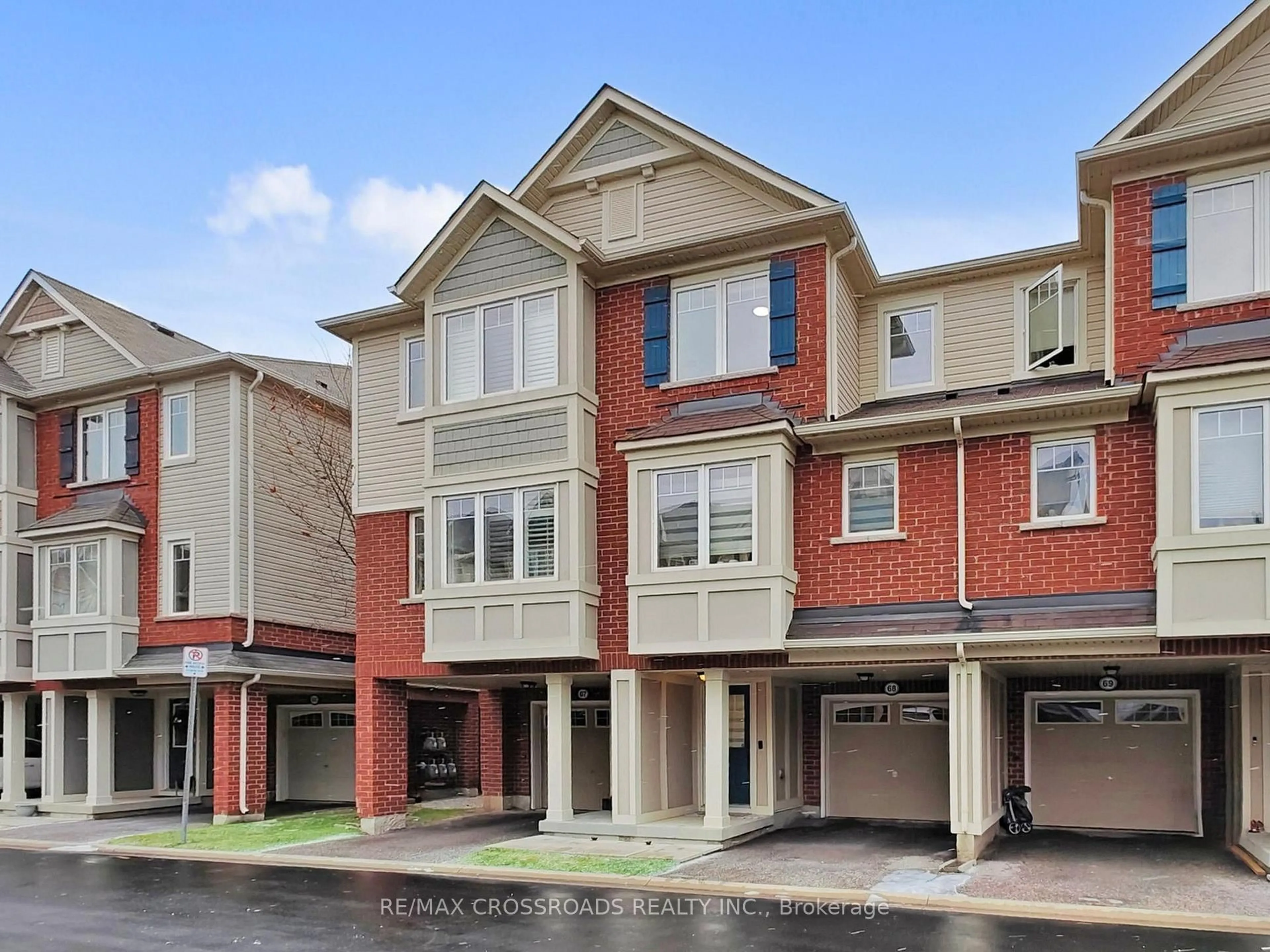 Home with brick exterior material, street for 6020 DERRY Rd #68, Milton Ontario L9T 8L6