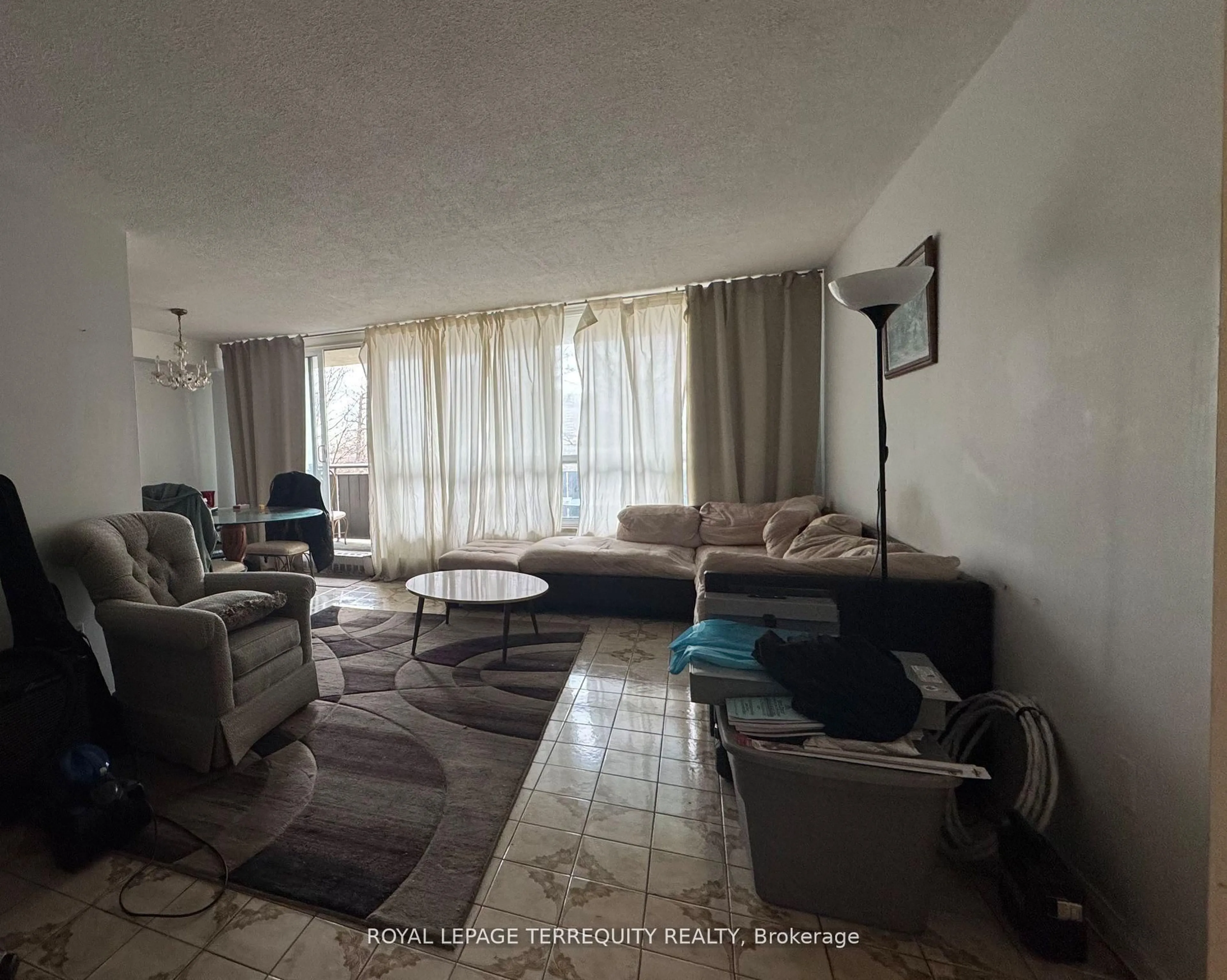 Living room with furniture, unknown for 15 London Green Crt #409, Toronto Ontario M3N 1K4