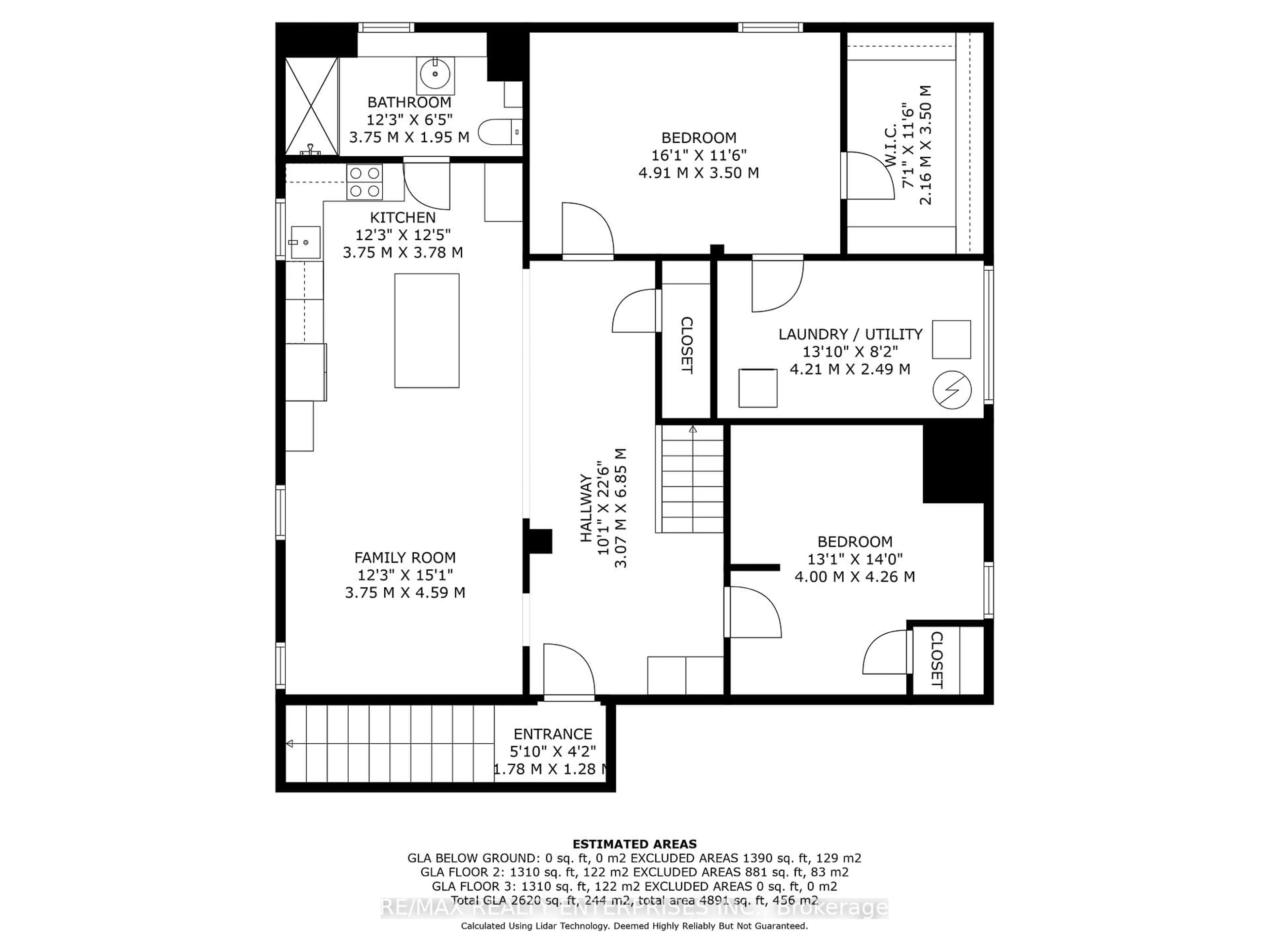 Floor plan for 2344 Kenbarb Rd, Mississauga Ontario L5B 2E8