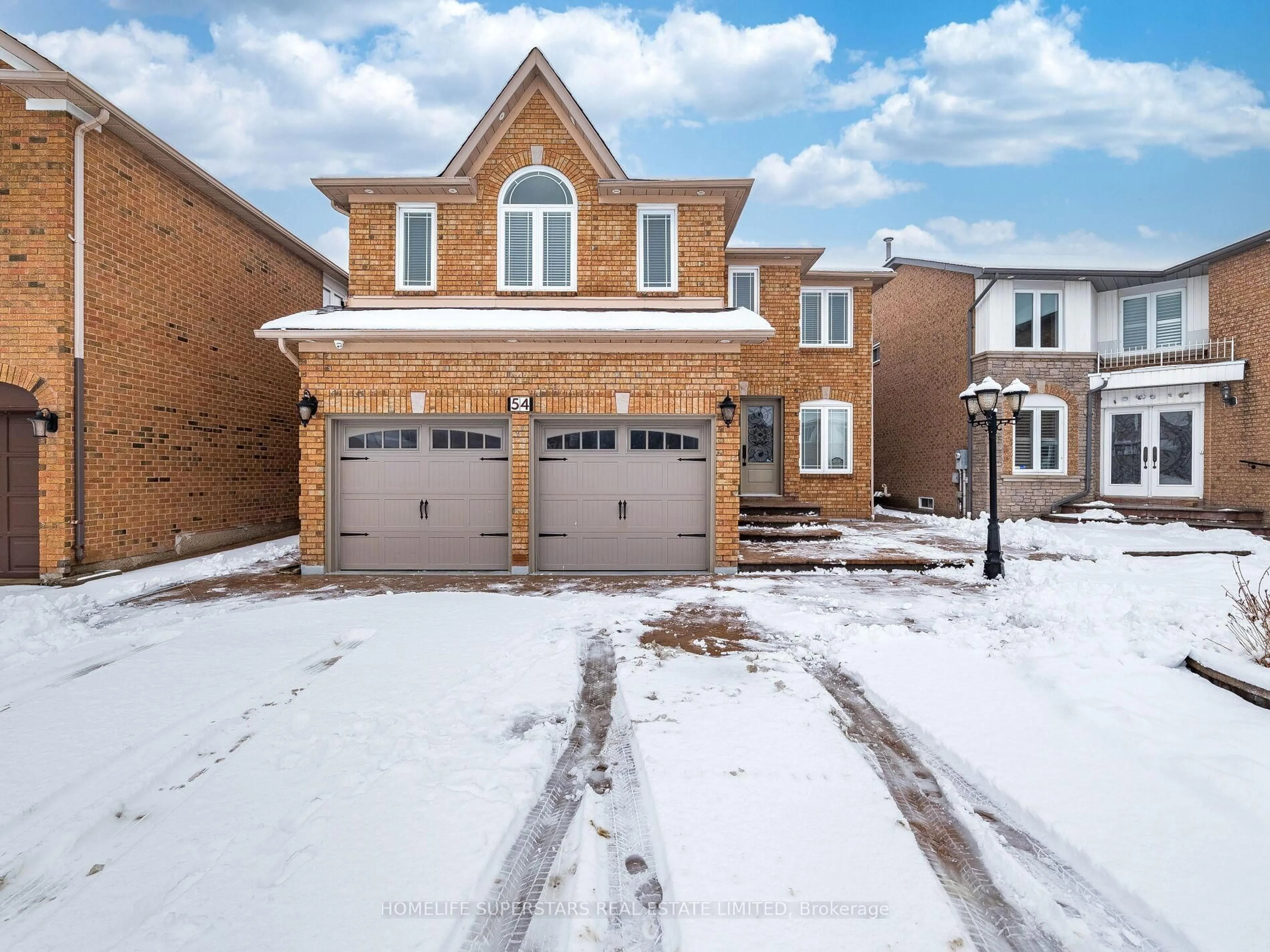 Home with brick exterior material, street for 54 Hollybush St, Brampton Ontario L6R 1A6