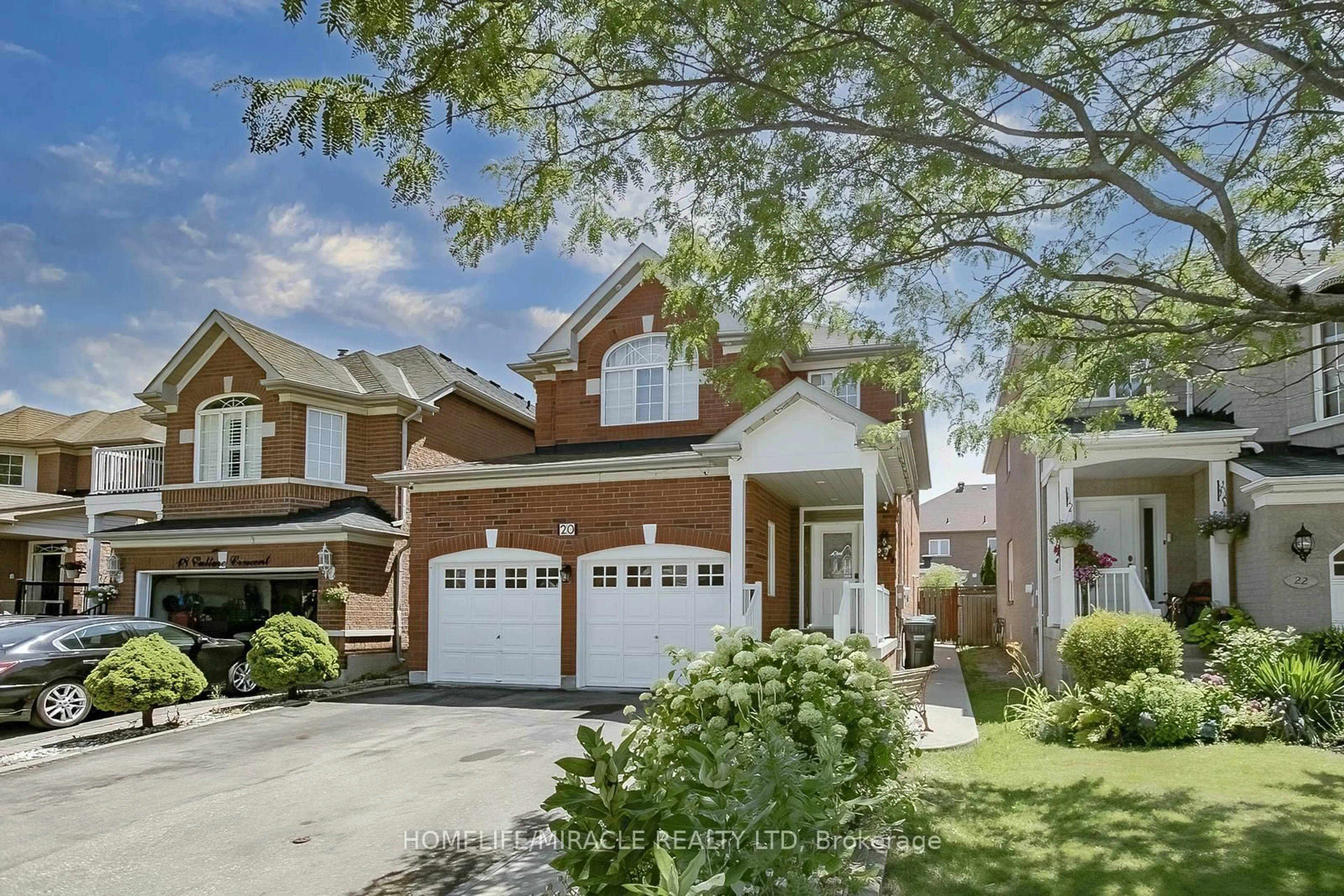 Home with brick exterior material, street for 20 Culture Cres, Brampton Ontario L6X 4V4