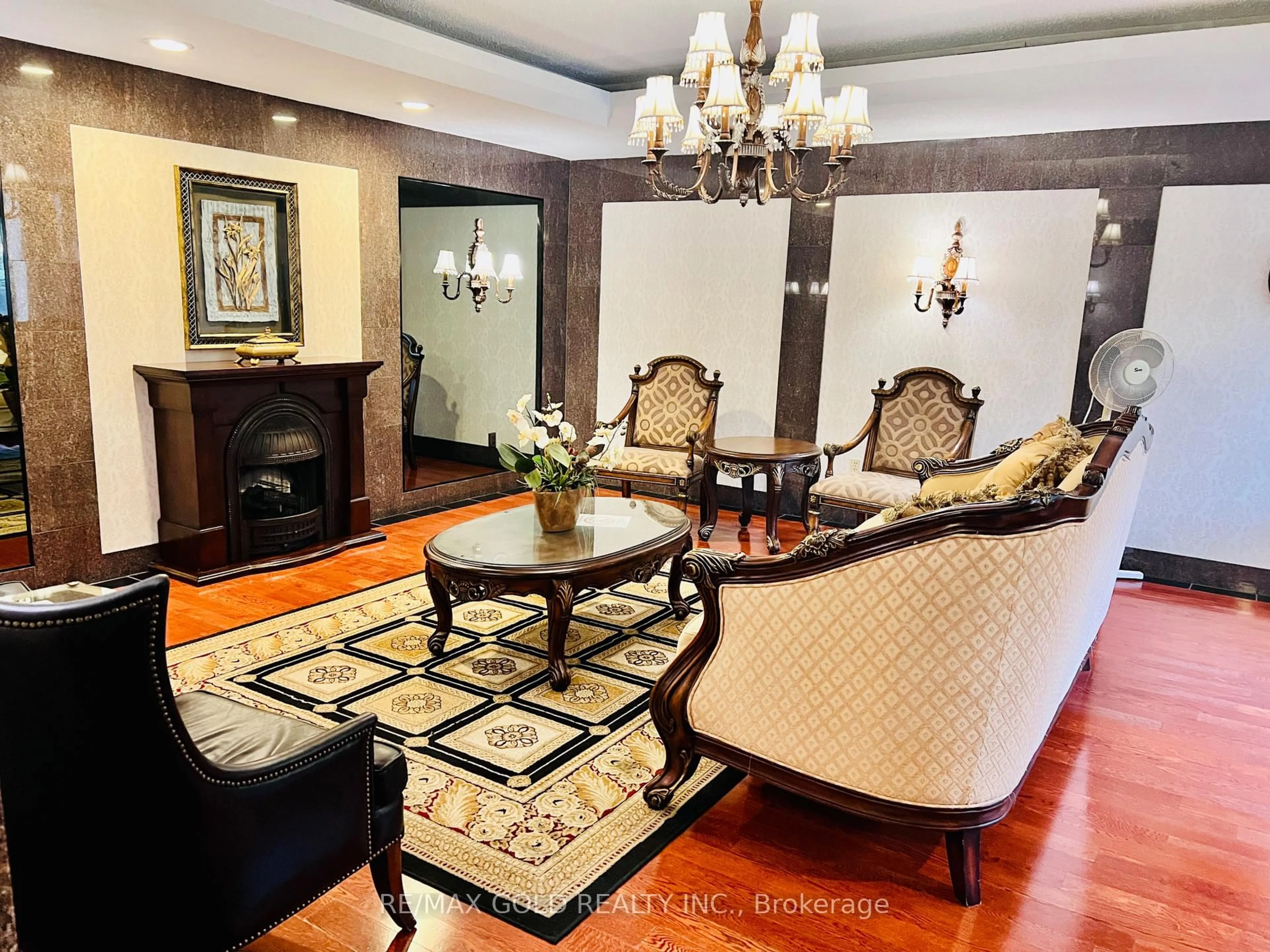 Living room with furniture, unknown for 10 Malta Ave #1504, Brampton Ontario L6Y 4G6