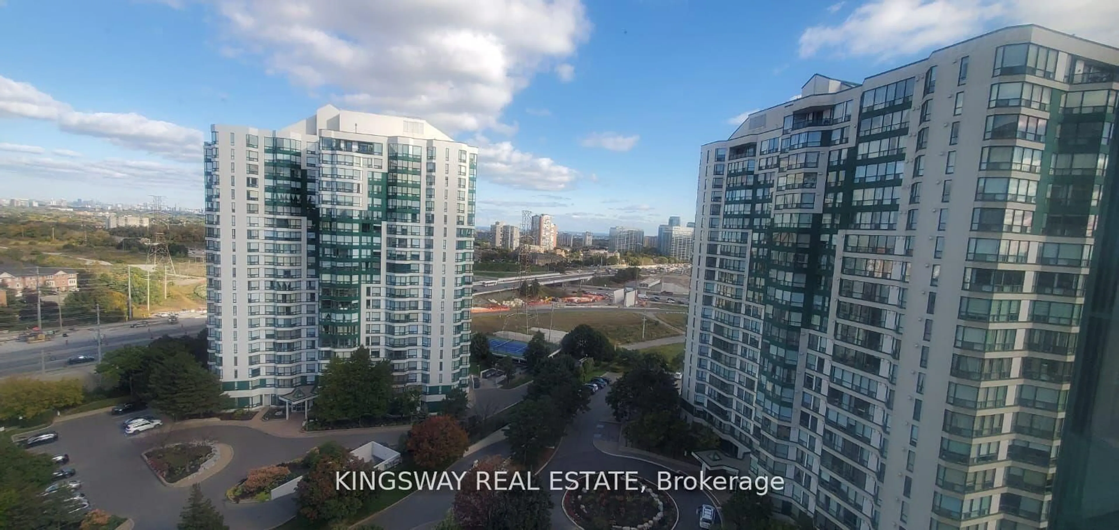 A pic from outside/outdoor area/front of a property/back of a property/a pic from drone, city buildings view from balcony for 4470 Tucana Crt #1706, Mississauga Ontario L5R 3K8