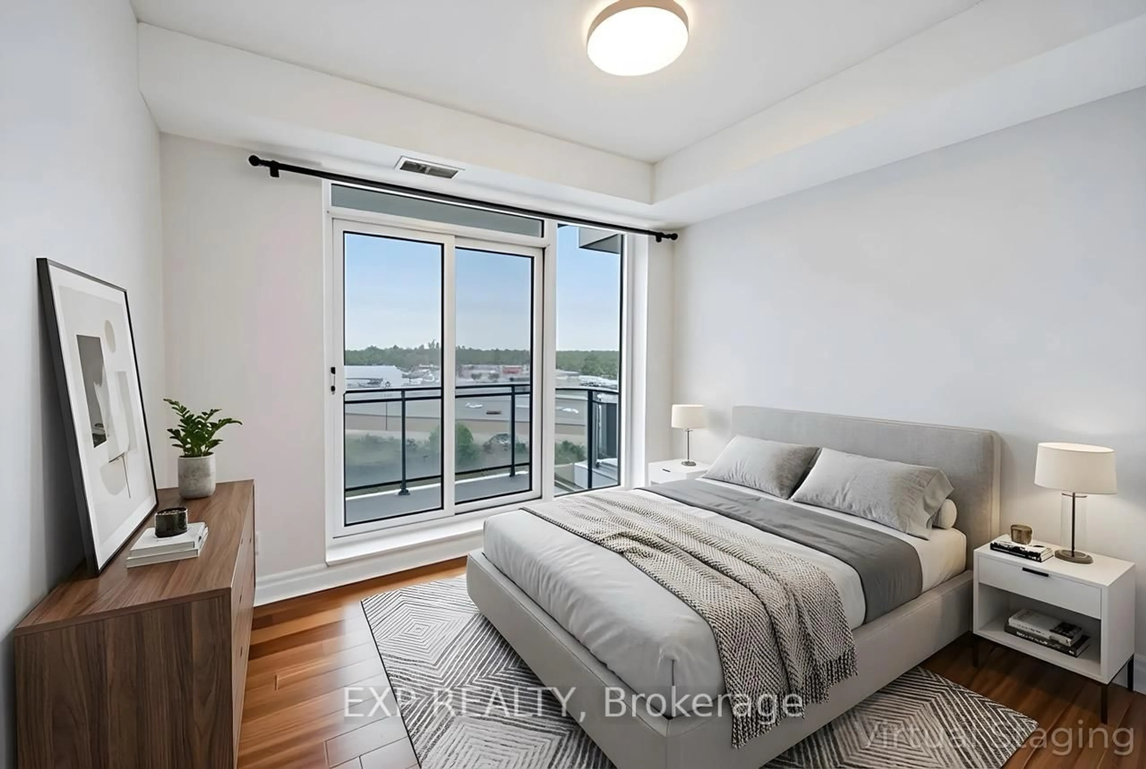 Bedroom with bed, unknown for 2119 Lakeshore Blvd #1003, Toronto Ontario M8V 7A1