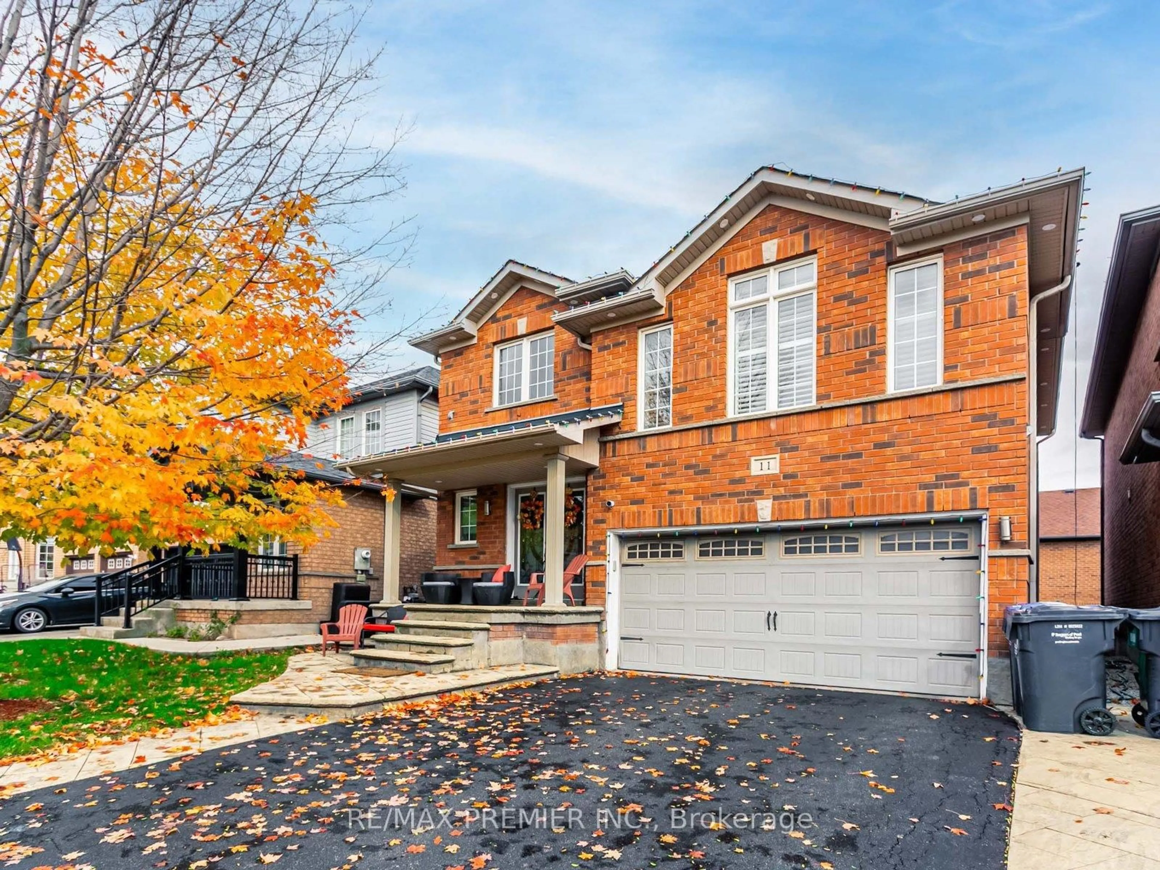 Home with brick exterior material, street for 11 Four Seasons Circ, Brampton Ontario L7A 2A8